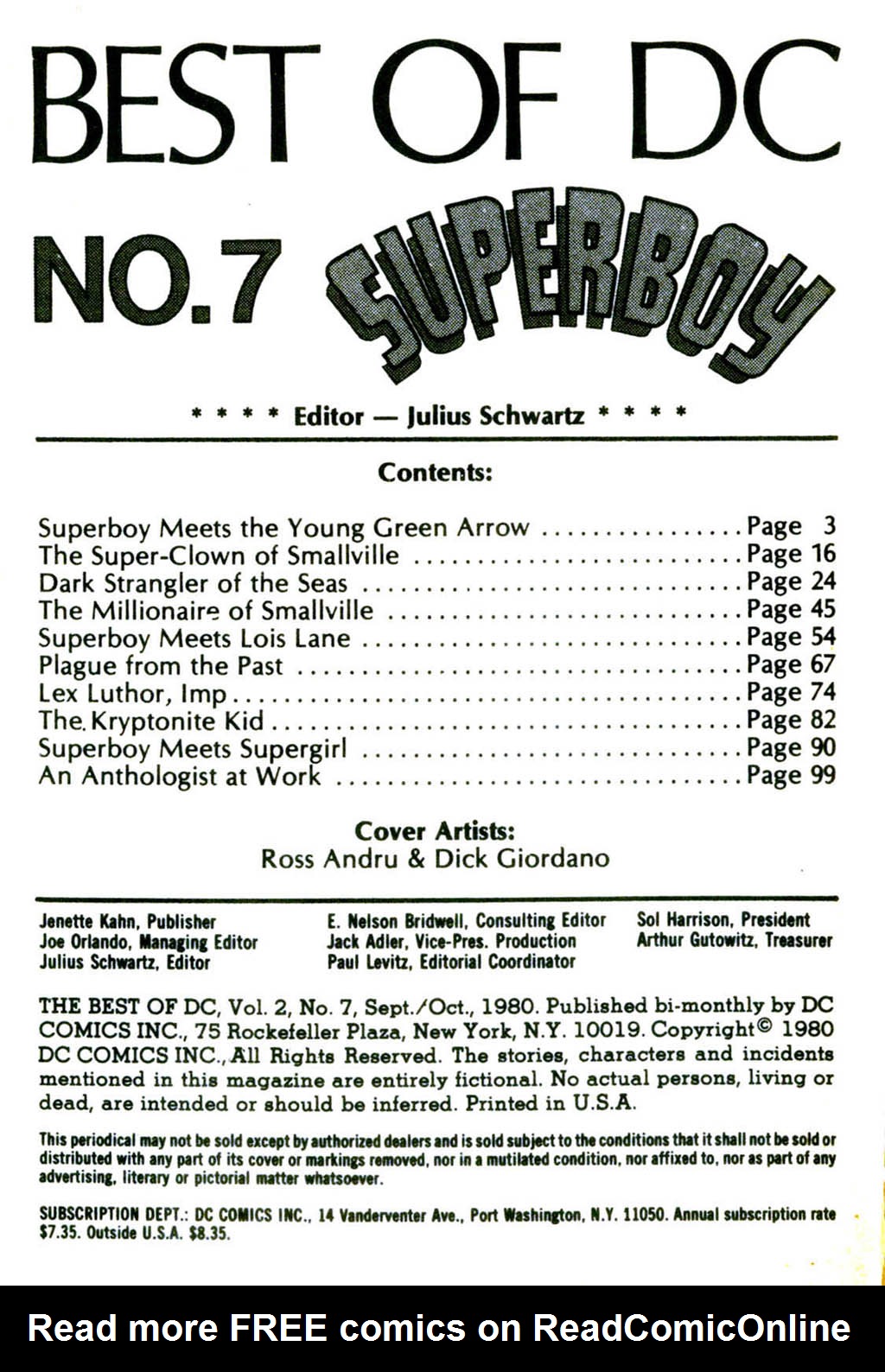 Read online The Best of DC comic -  Issue #7 - 2