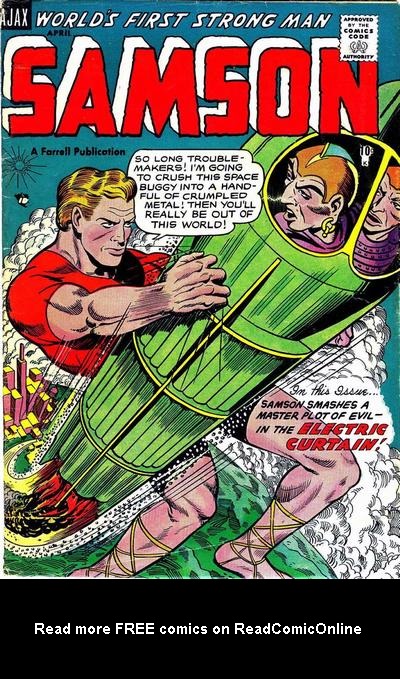 Read online Samson (1955) comic -  Issue #12 - 1