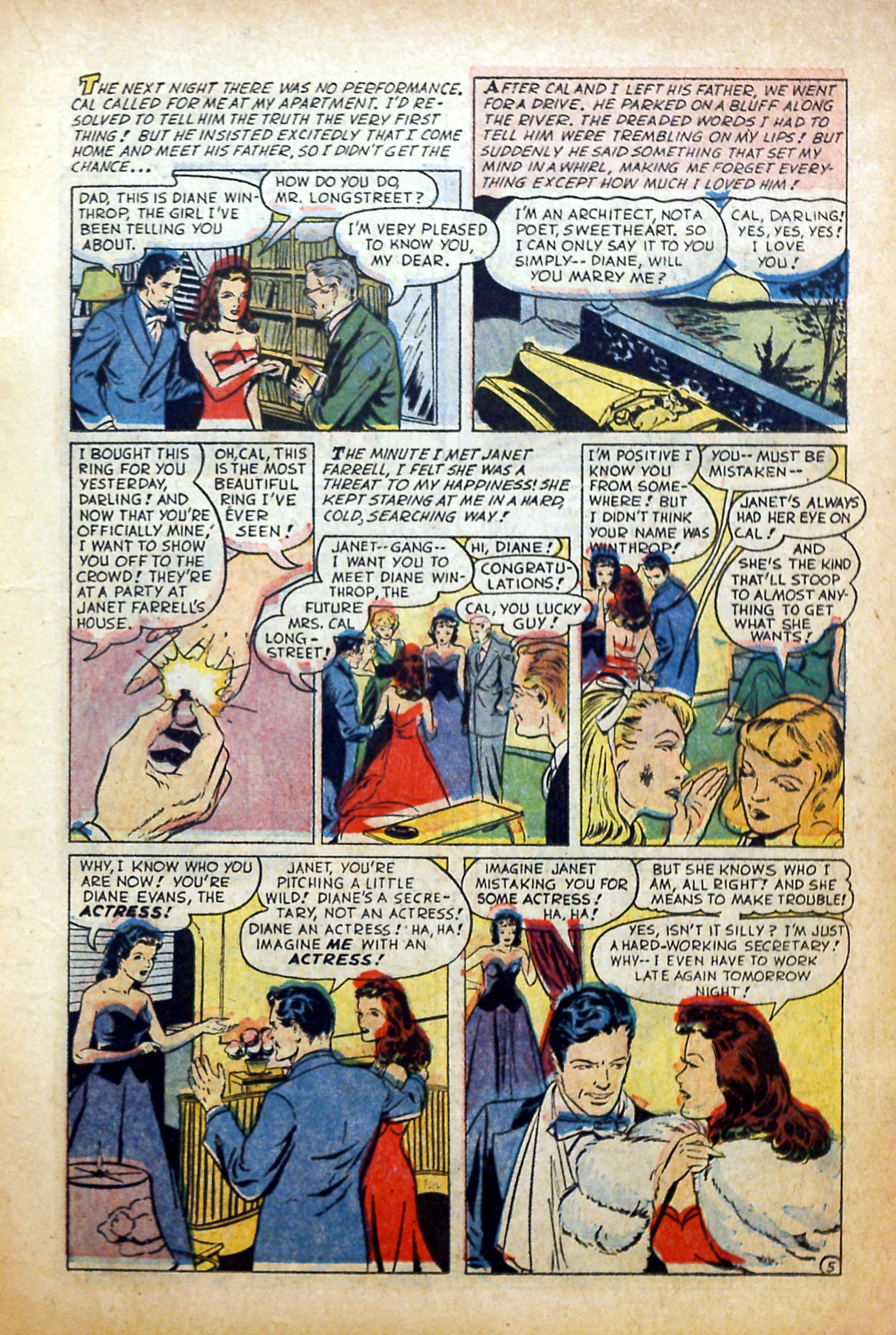 Read online Glamorous Romances comic -  Issue #82 - 15