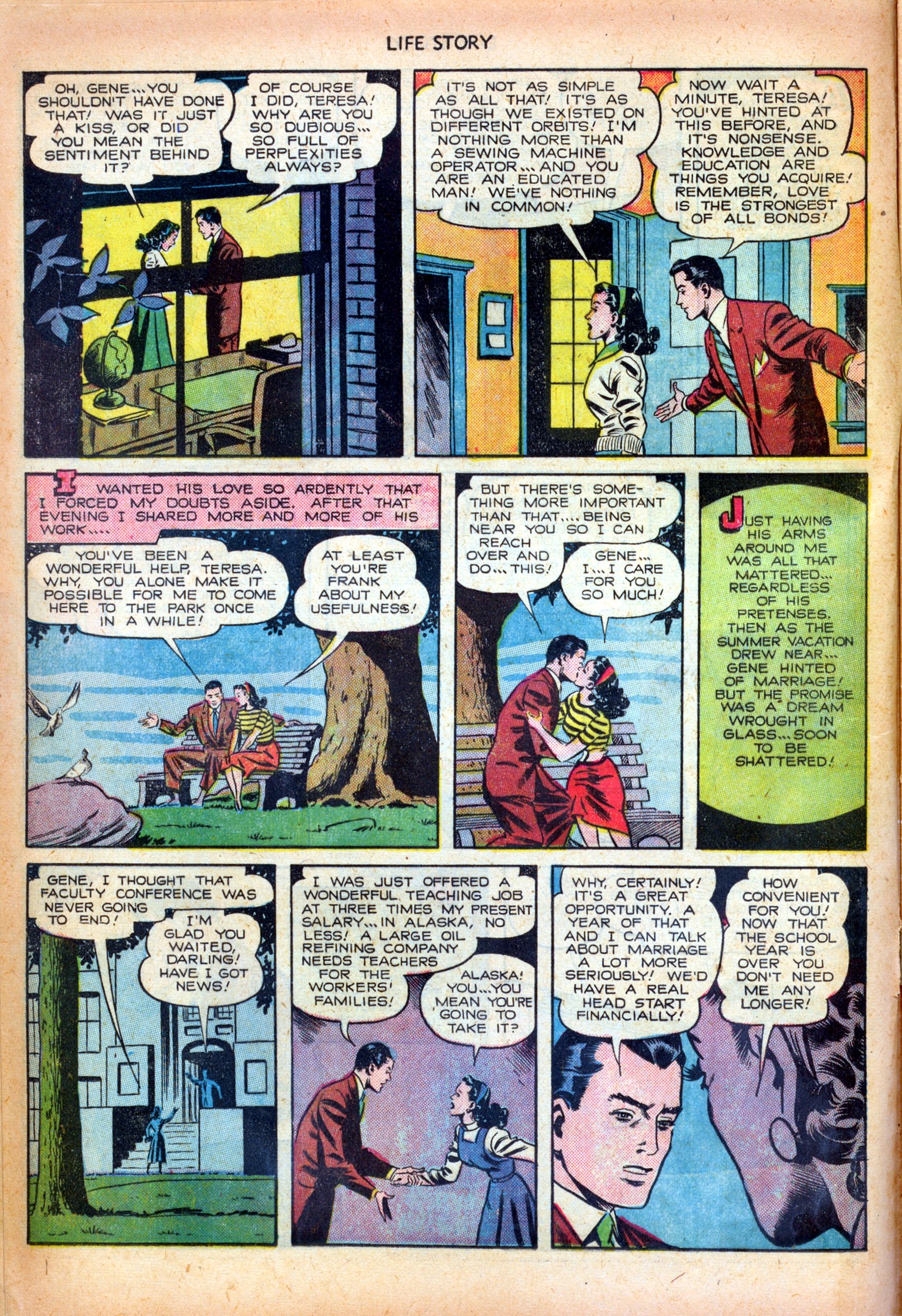 Read online Life Story comic -  Issue #20 - 8