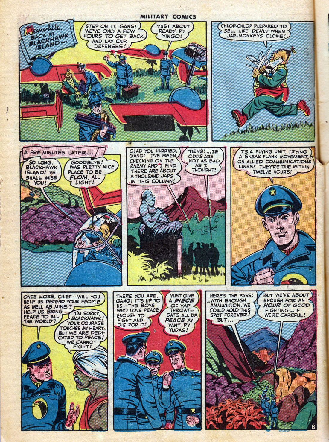 Read online Military Comics comic -  Issue #37 - 10