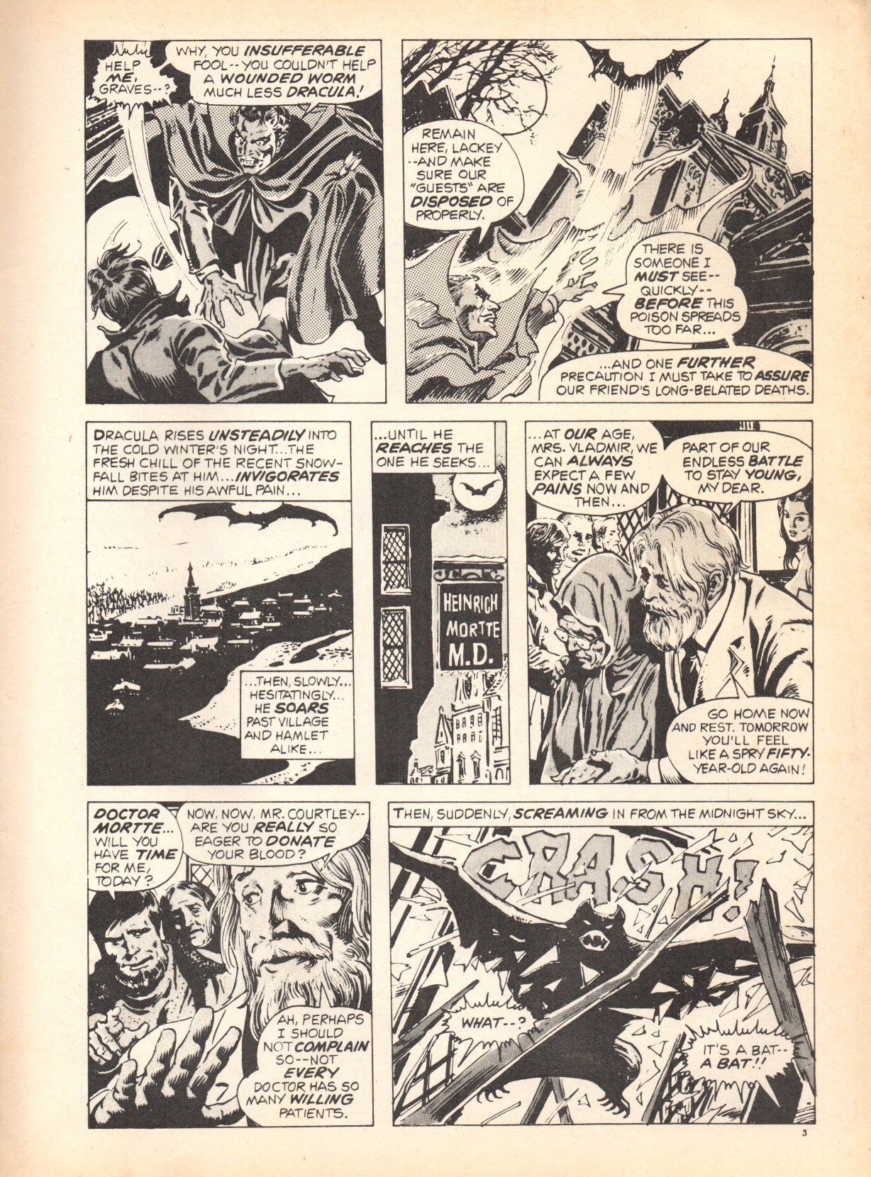 Read online Dracula Lives (1974) comic -  Issue #15 - 3