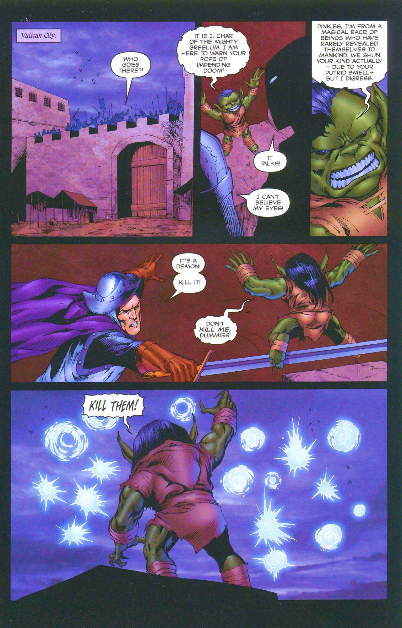 Read online Brian Pulido's Medieval Lady Death:  War of the Winds comic -  Issue #6 - 8