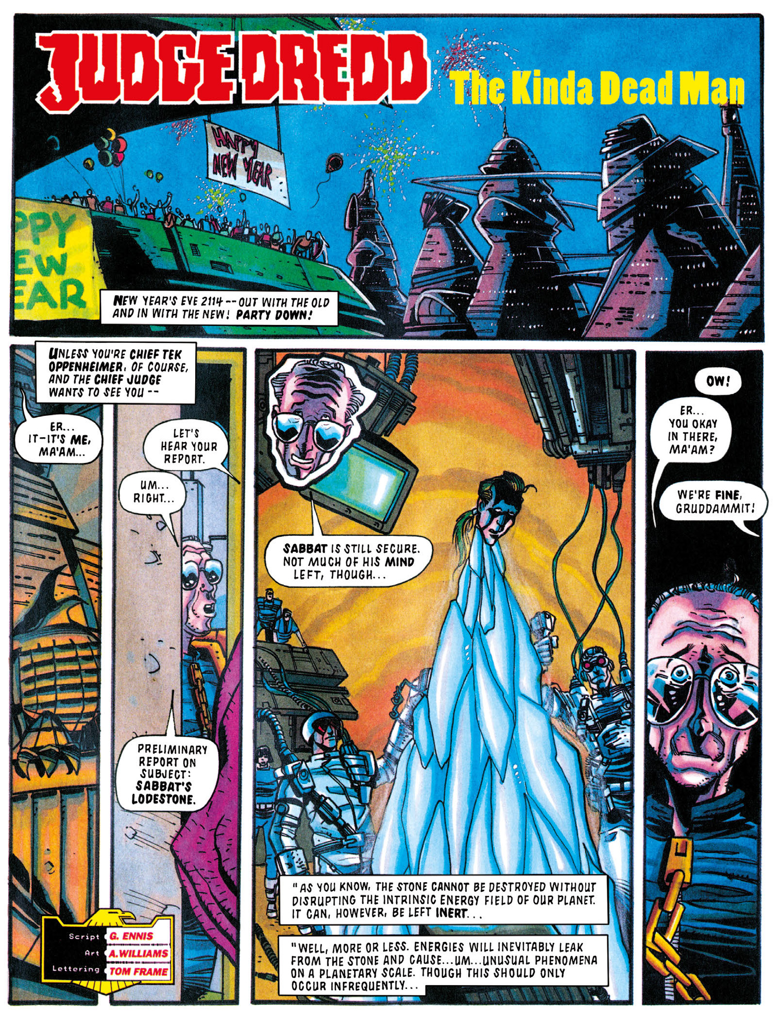 Read online Essential Judge Dredd: Judgement Day comic -  Issue # TPB - 156