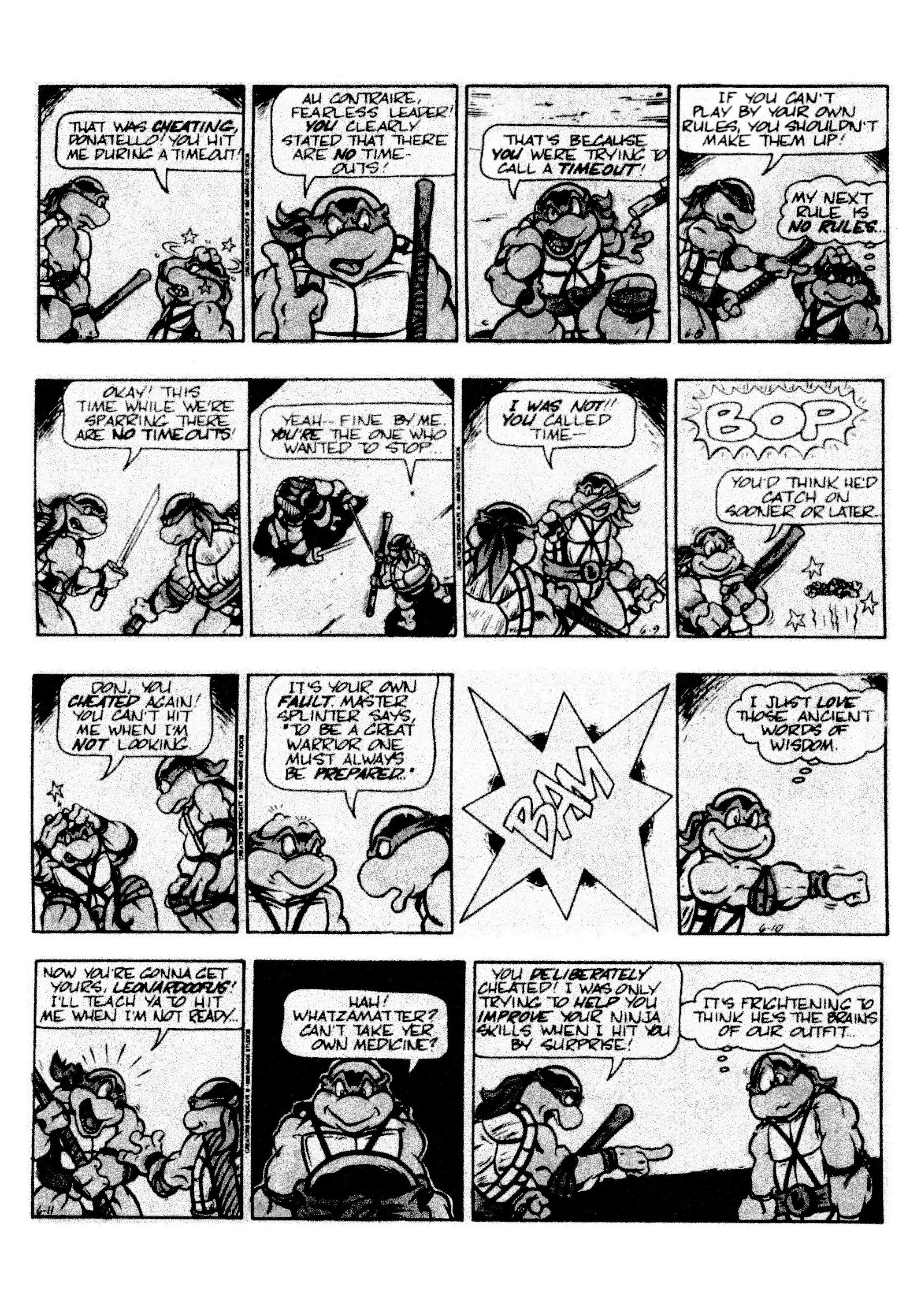 Read online Teenage Mutant Ninja Turtles: Complete Newspaper Daily Comic Strip Collection comic -  Issue # TPB 2 (Part 2) - 14