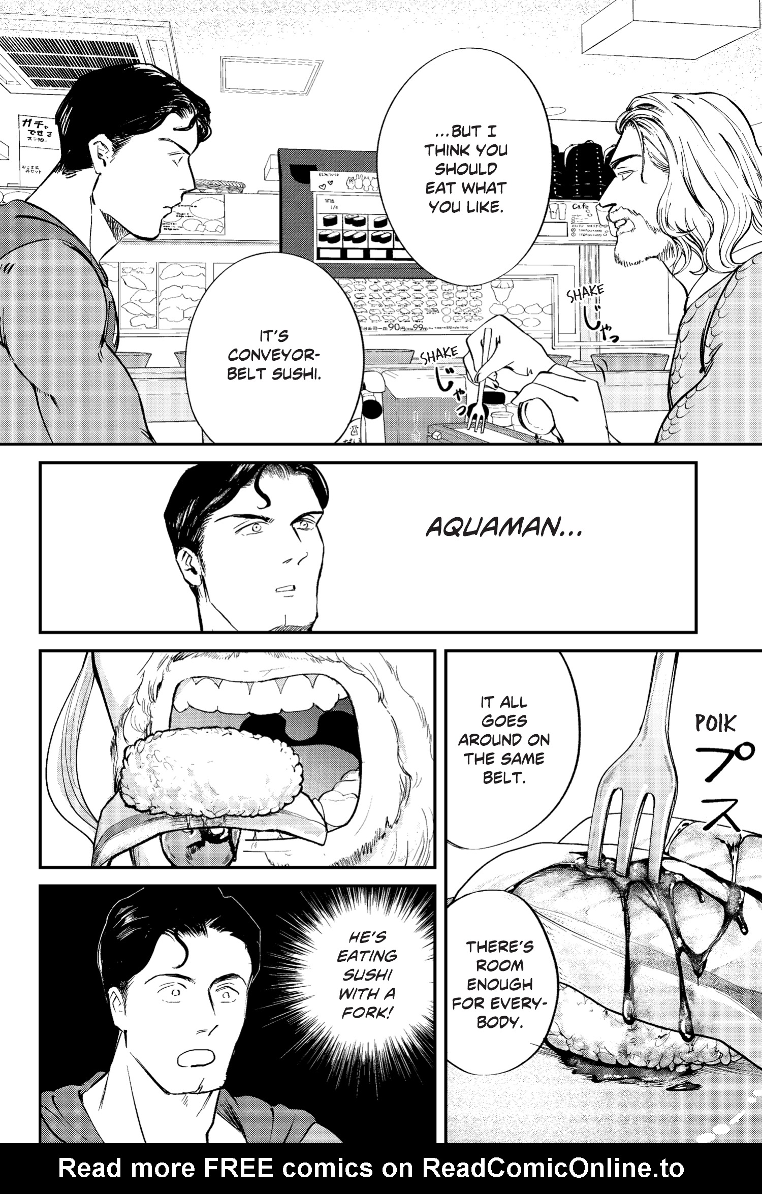 Read online Superman vs. Meshi comic -  Issue #6 - 13