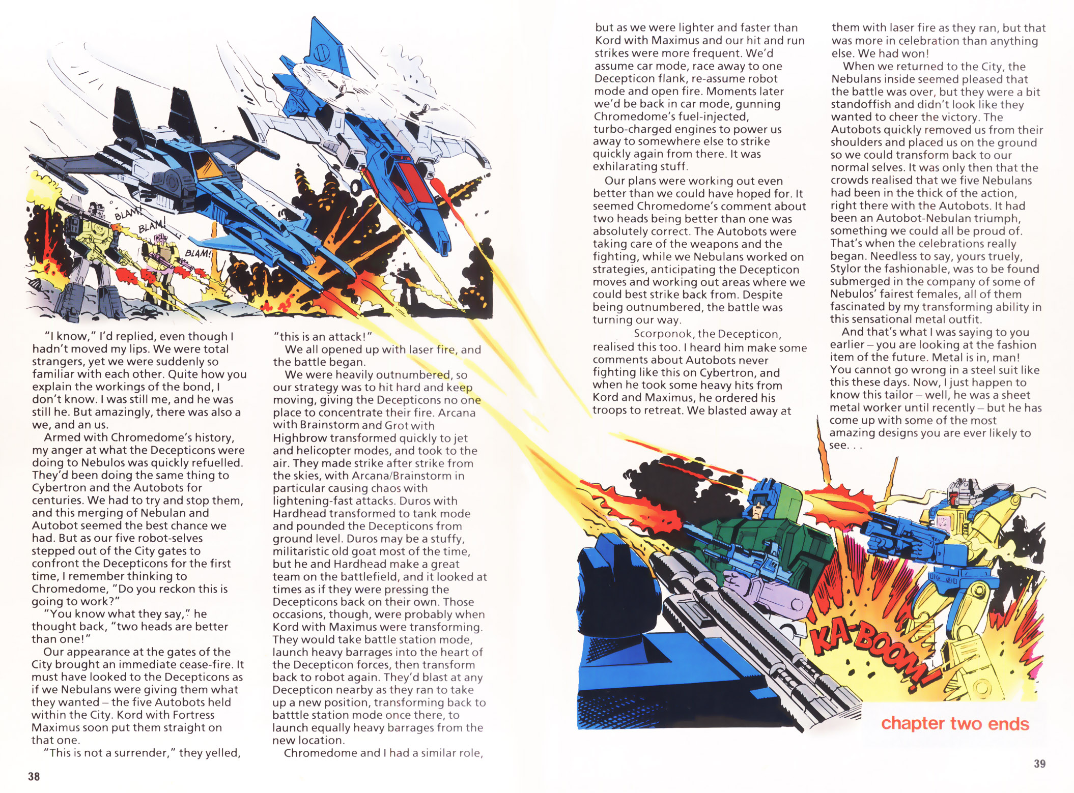 Read online The Transformers Annual comic -  Issue #1987 - 32