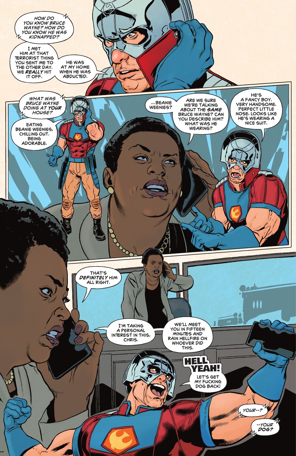 Read online Peacemaker Tries Hard! comic -  Issue #4 - 8