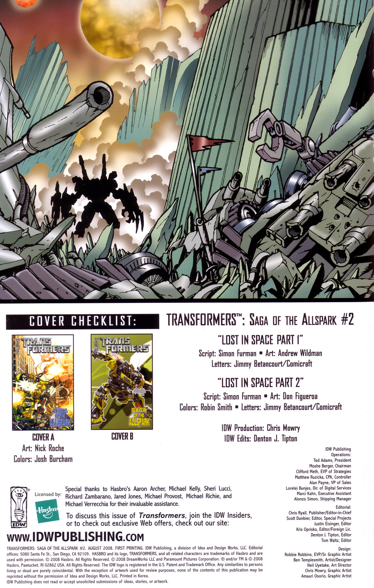 Read online Transformers: Saga of the Allspark comic -  Issue #2 - 3
