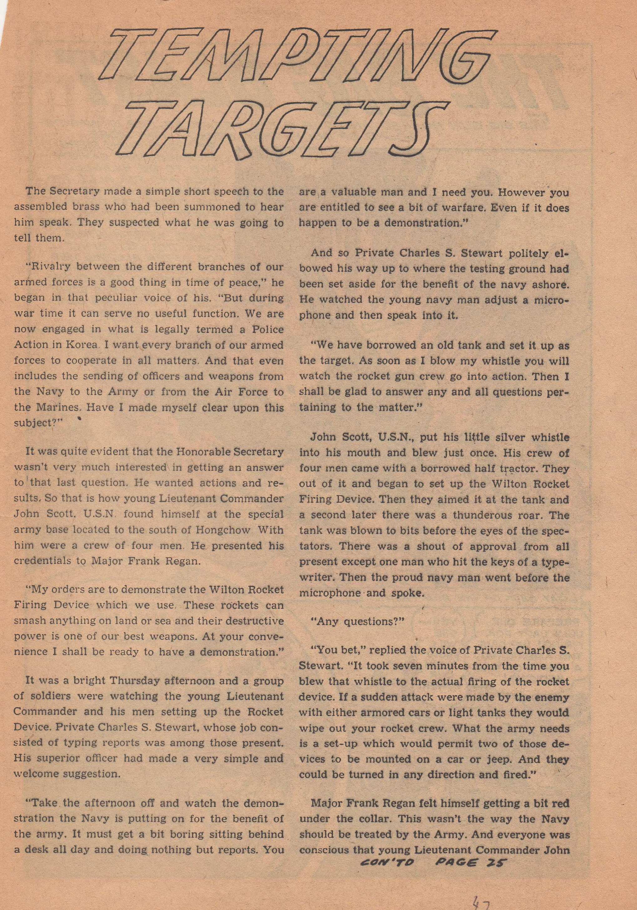 Read online Men in Action (1957) comic -  Issue #2 - 12