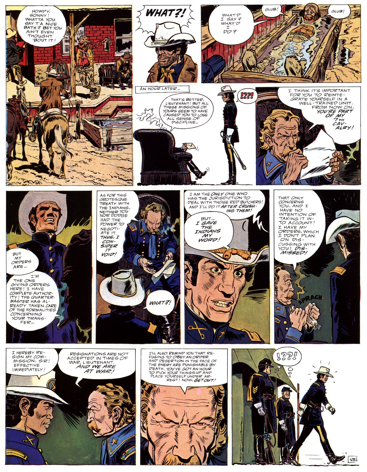 Read online Epic Graphic Novel: Lieutenant Blueberry comic -  Issue #3 - 46