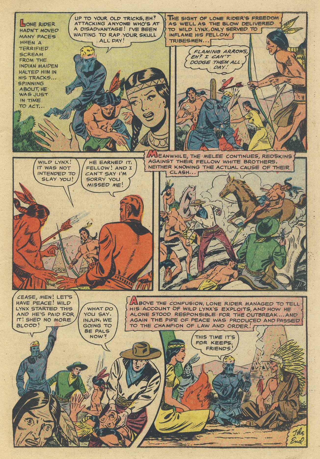 Read online Swift Arrow (1954) comic -  Issue #5 - 19