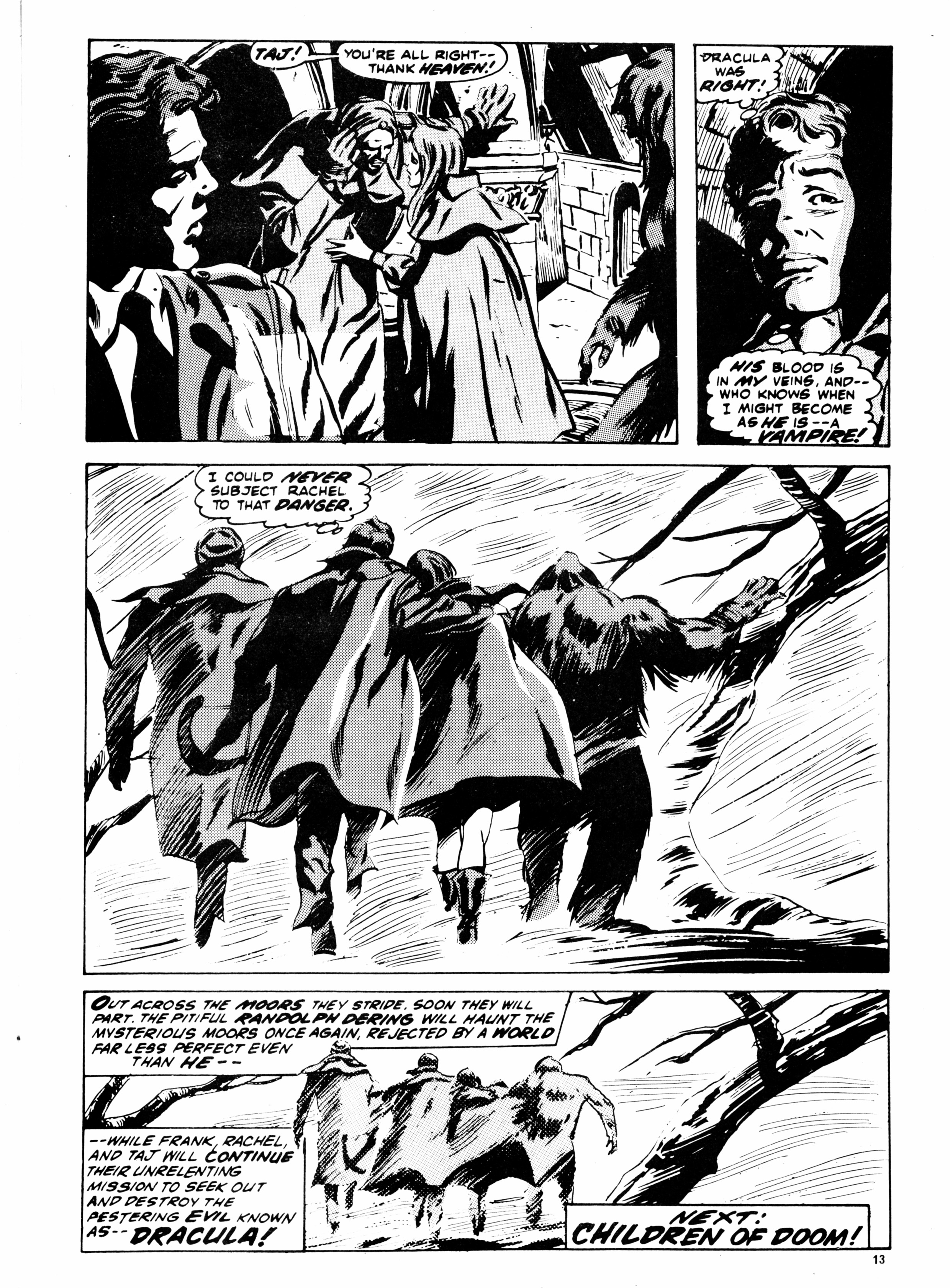 Read online Dracula Lives (1974) comic -  Issue #12 - 13