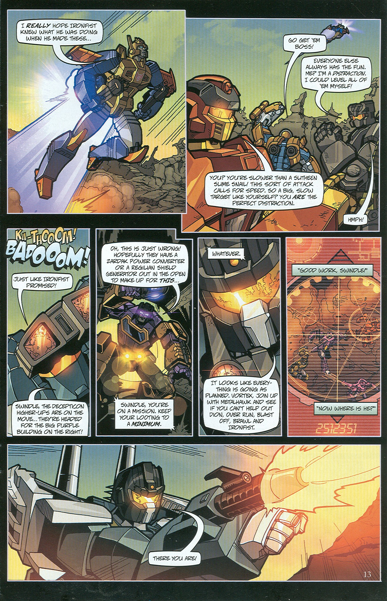 Read online Transformers: Collectors' Club comic -  Issue #33 - 13