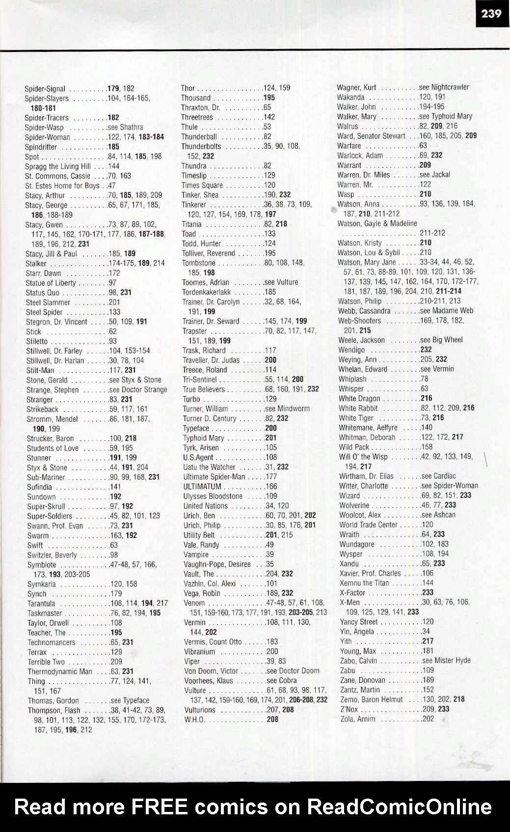 Read online Marvel Encyclopedia comic -  Issue # TPB 4 - 238