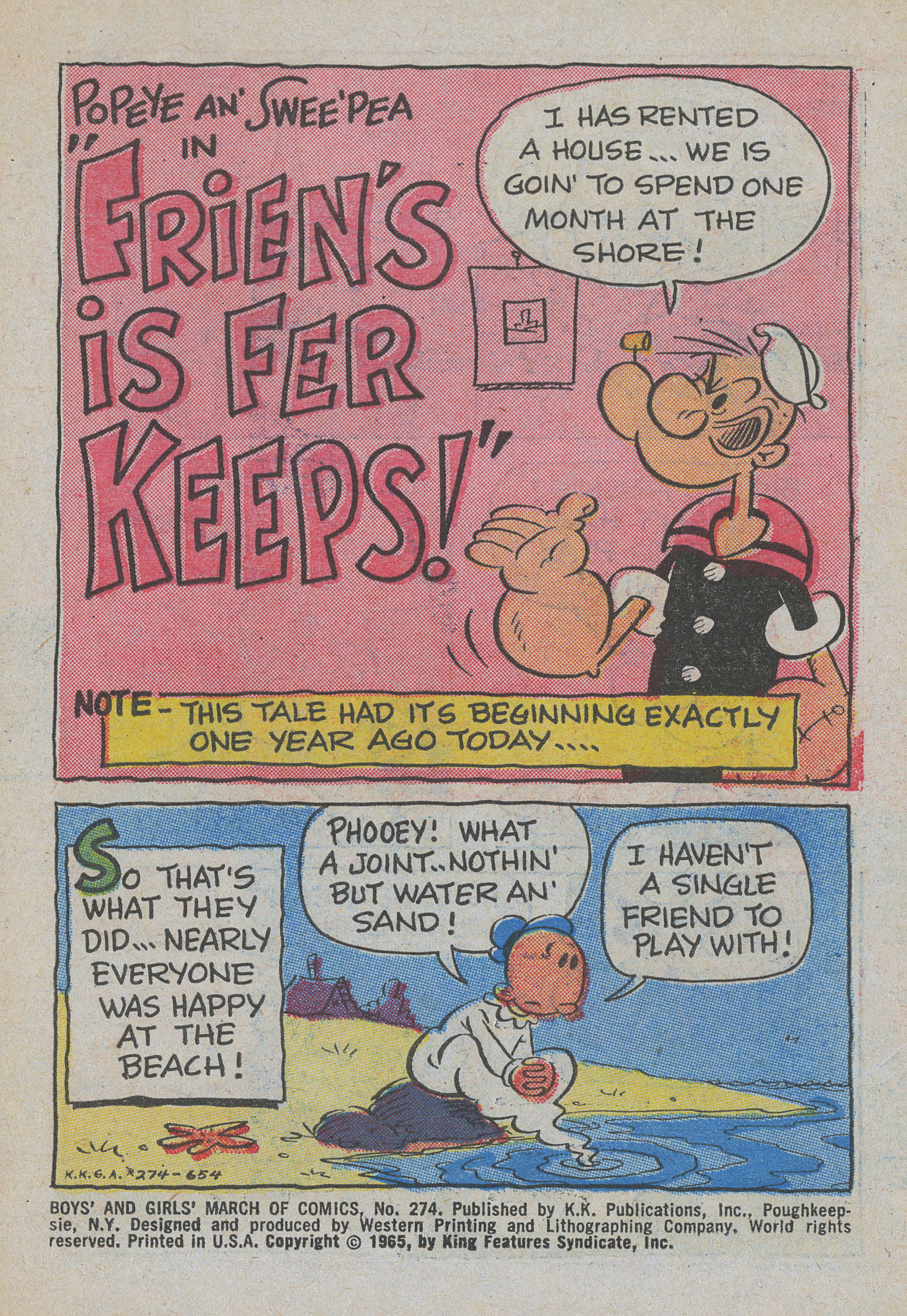 Read online March of Comics comic -  Issue #274 - 3