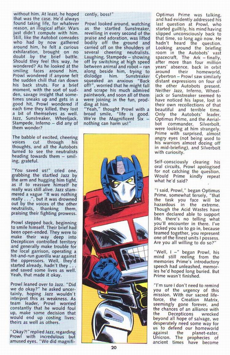 Read online The Transformers Annual comic -  Issue #1990 - 4