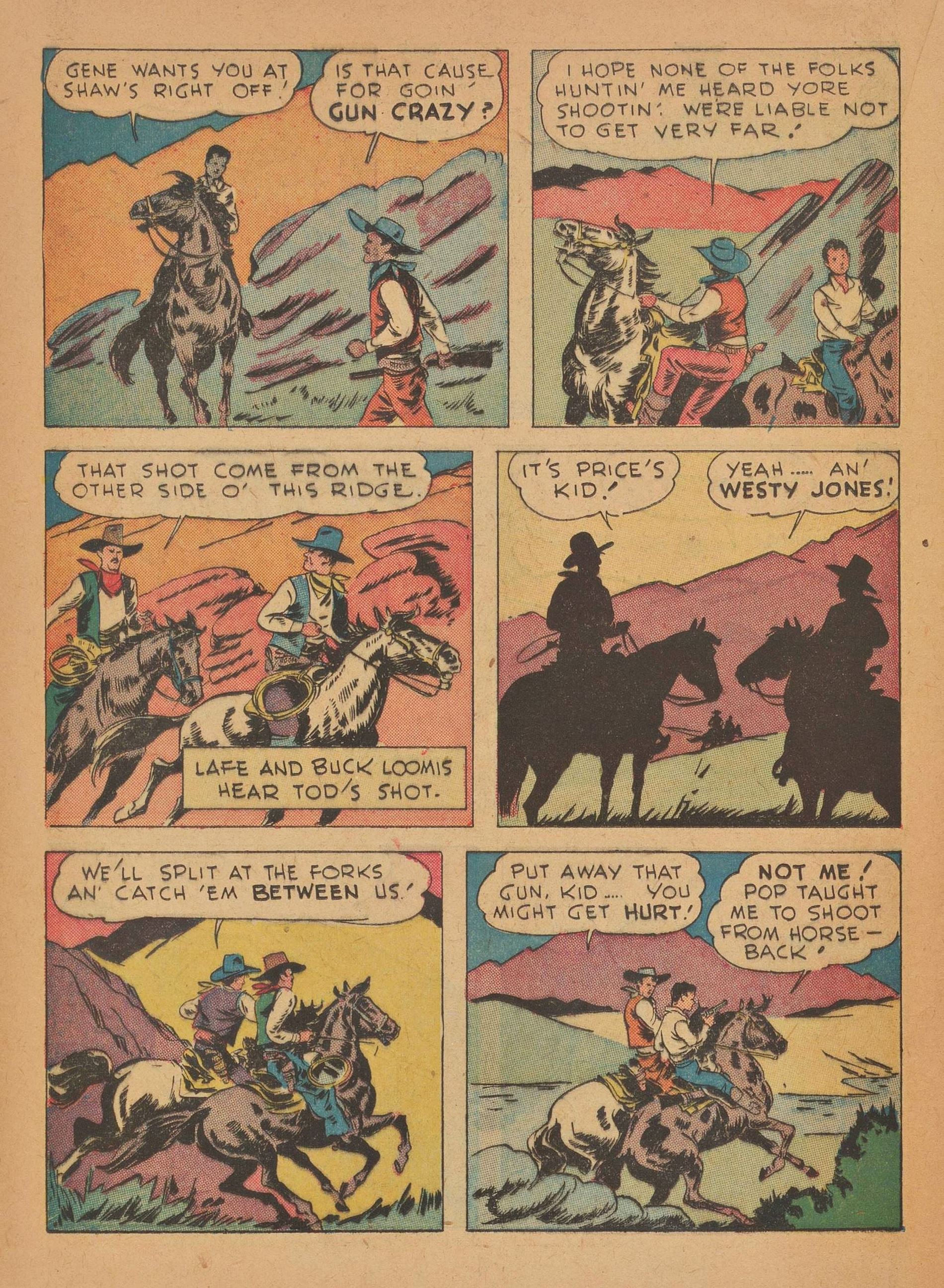Read online Gene Autry Comics comic -  Issue #9 - 46