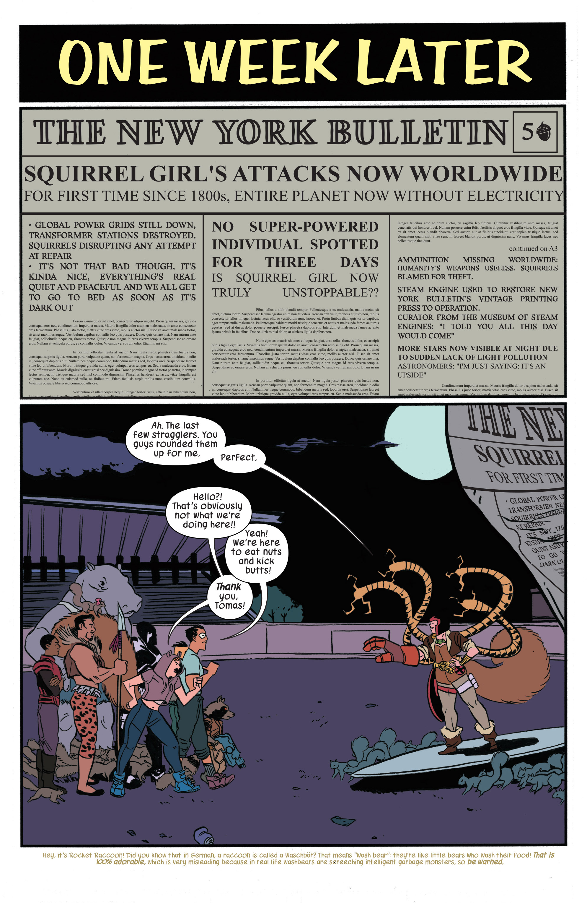 Read online The Unbeatable Squirrel Girl Beats Up the Marvel Universe comic -  Issue # TPB - 84
