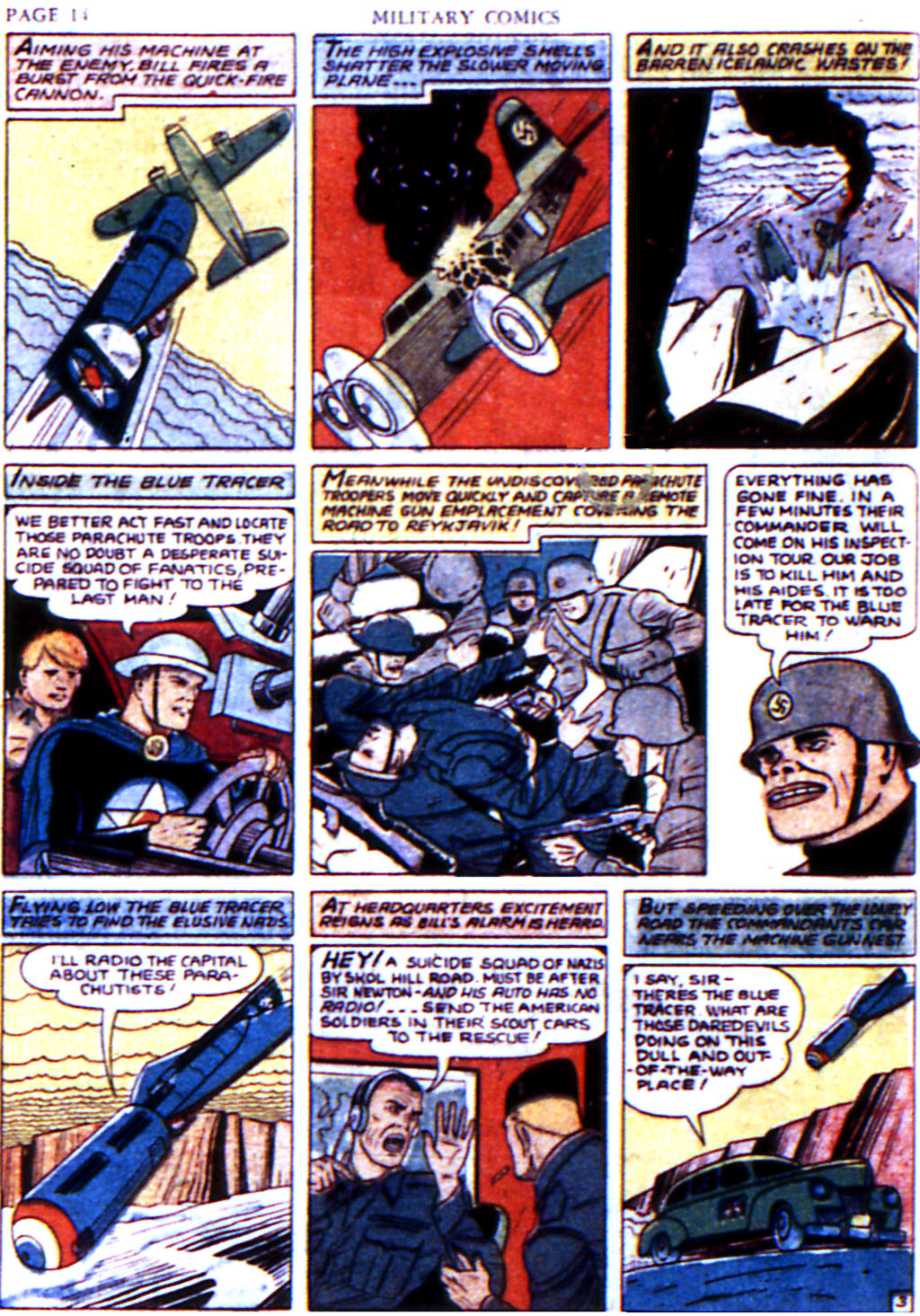 Read online Military Comics comic -  Issue #6 - 16