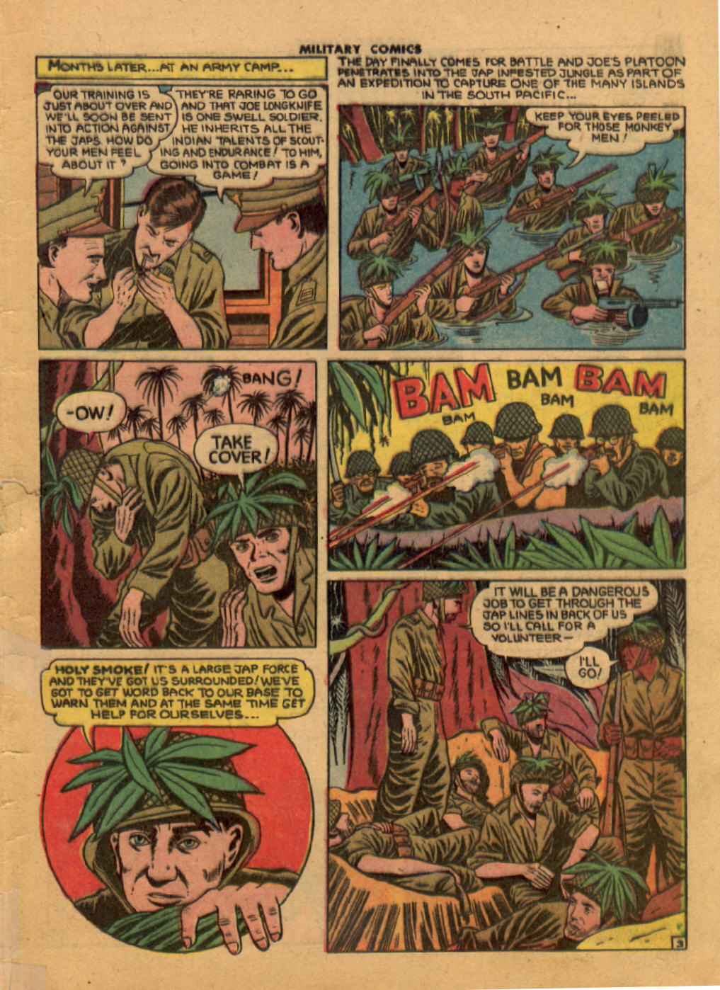 Read online Military Comics comic -  Issue #30 - 52