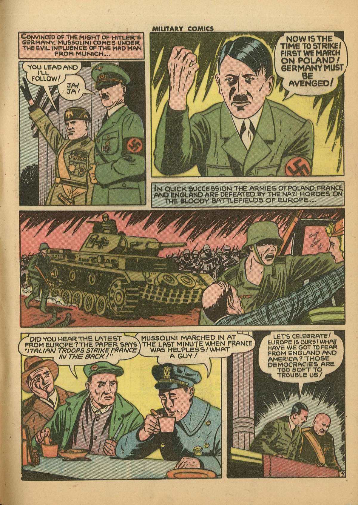 Read online Military Comics comic -  Issue #28 - 55