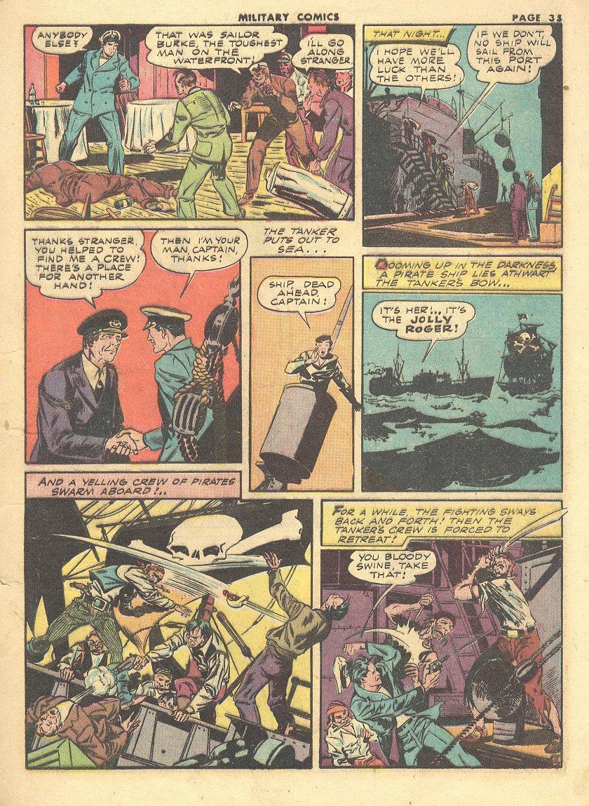 Read online Military Comics comic -  Issue #15 - 35