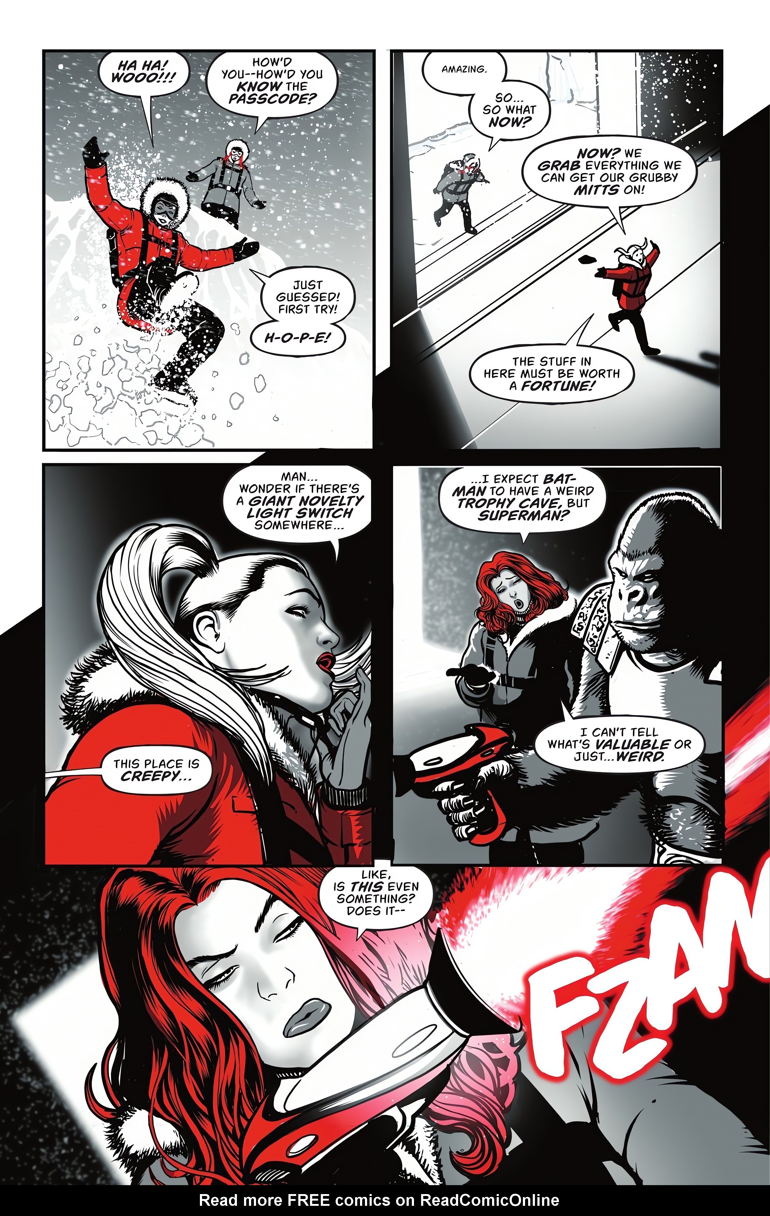 Read online Harley Quinn: Black   White   Redder comic -  Issue #1 - 8