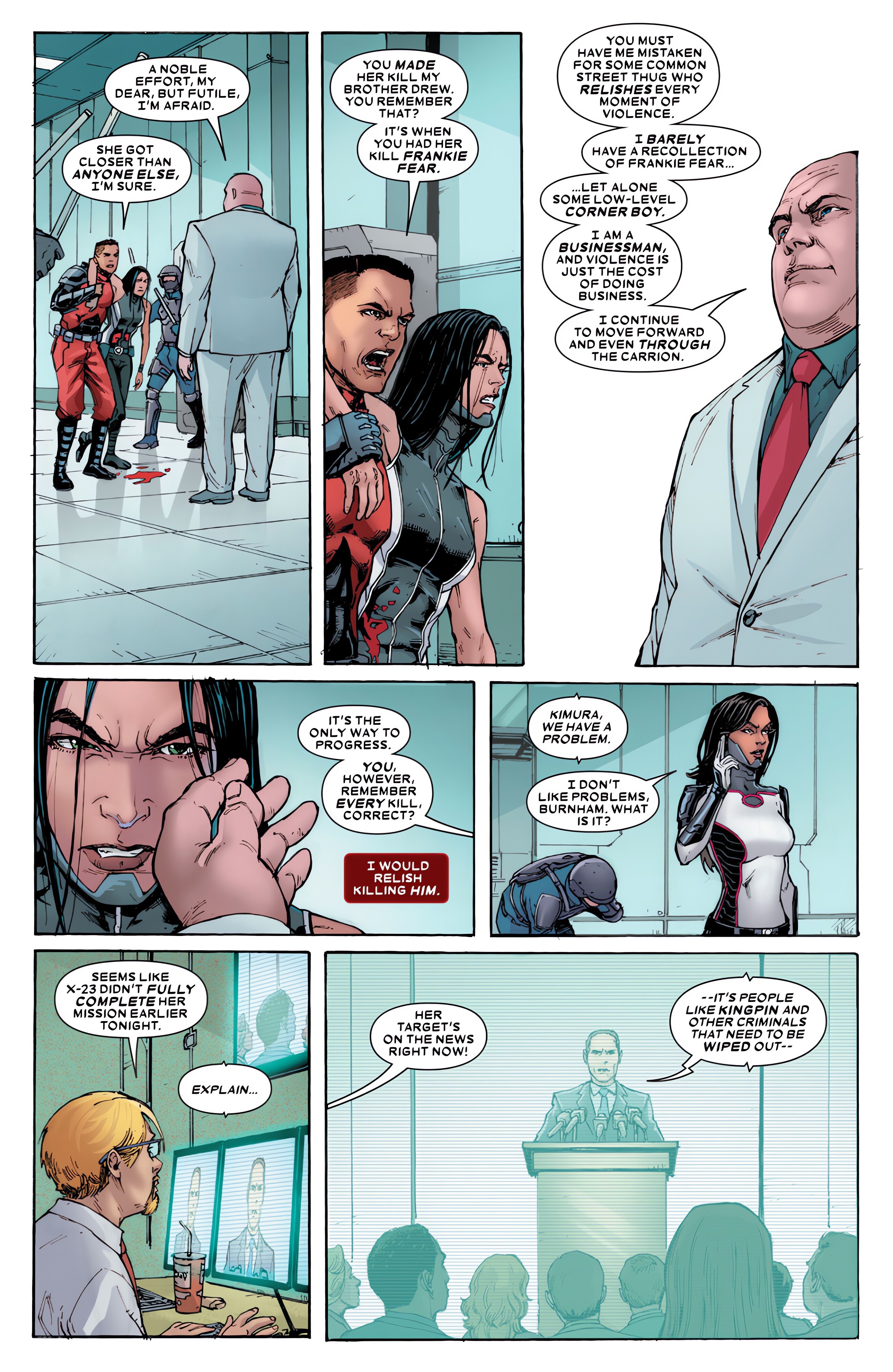 Read online X-23: Deadly Regenesis comic -  Issue #5 - 6