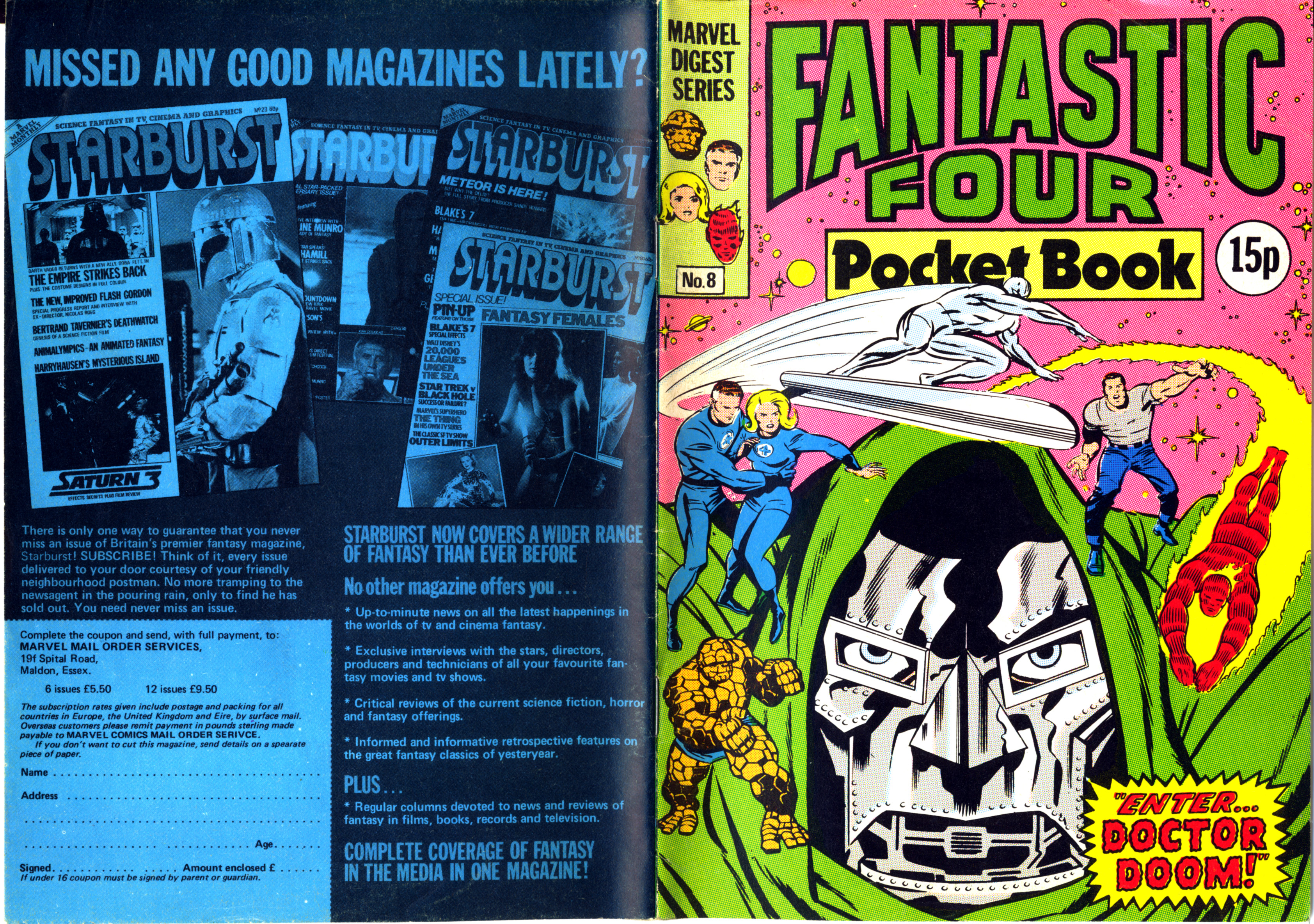 Read online Fantastic Four Pocket Book comic -  Issue #8 - 2