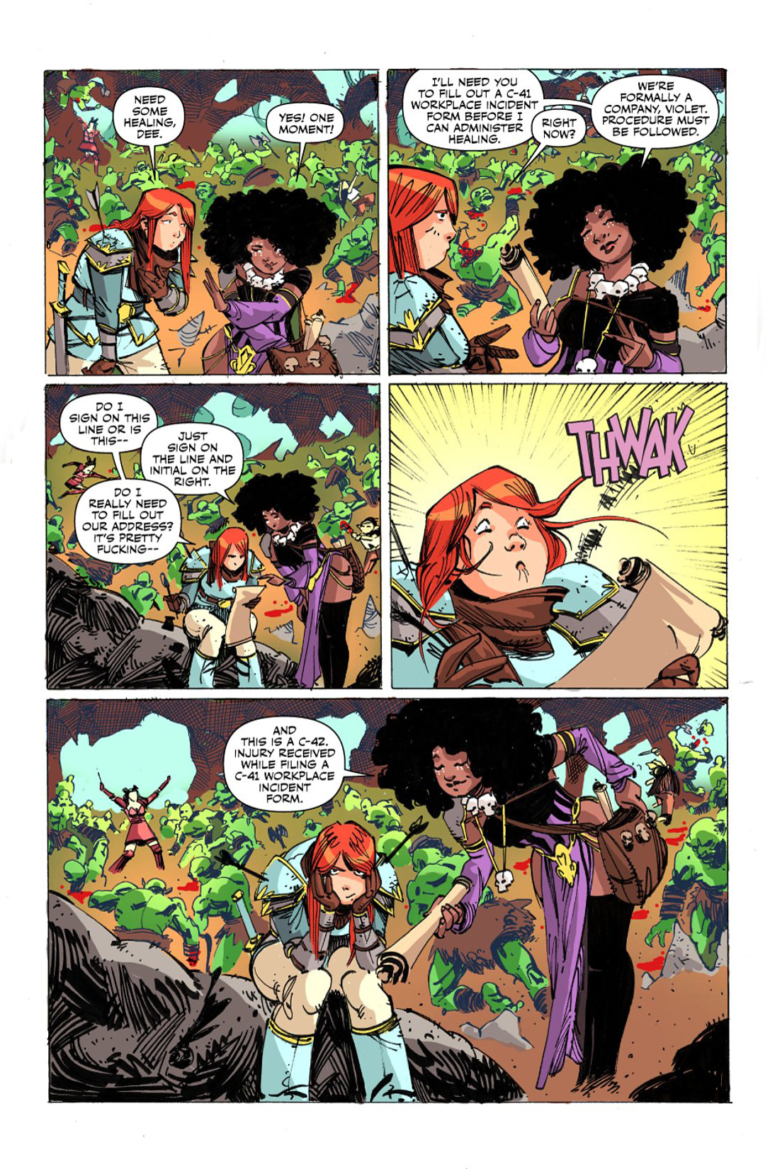 Read online Rat Queens Webcomics comic -  Issue # Full - 12