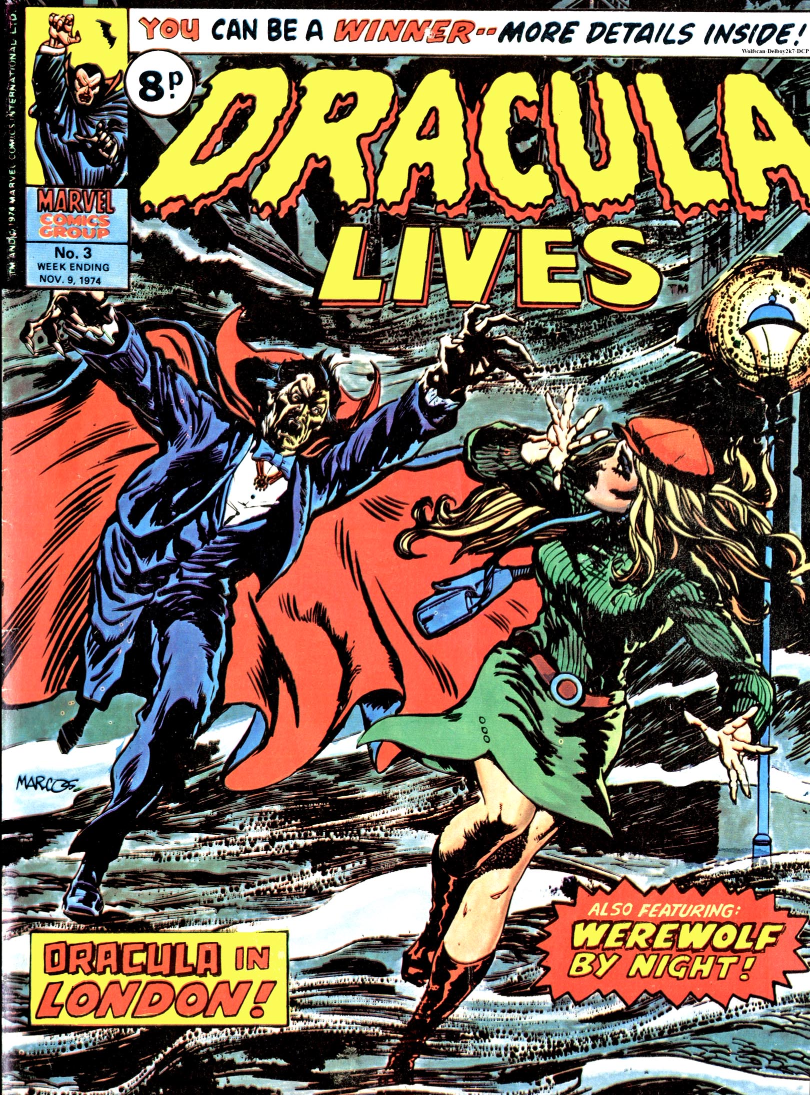Read online Dracula Lives (1974) comic -  Issue #3 - 1