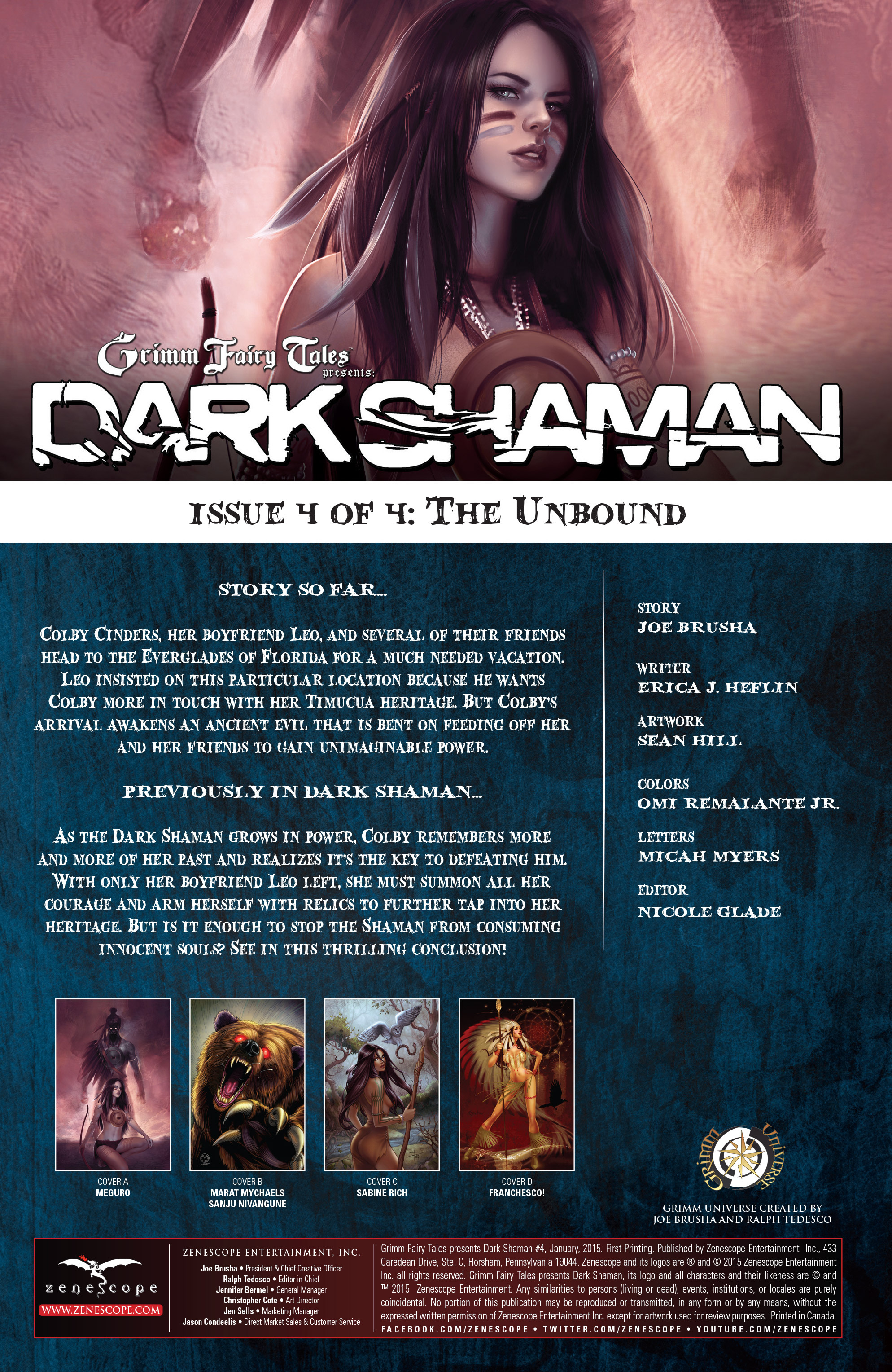 Read online Grimm Fairy Tales presents Dark Shaman comic -  Issue #4 - 2