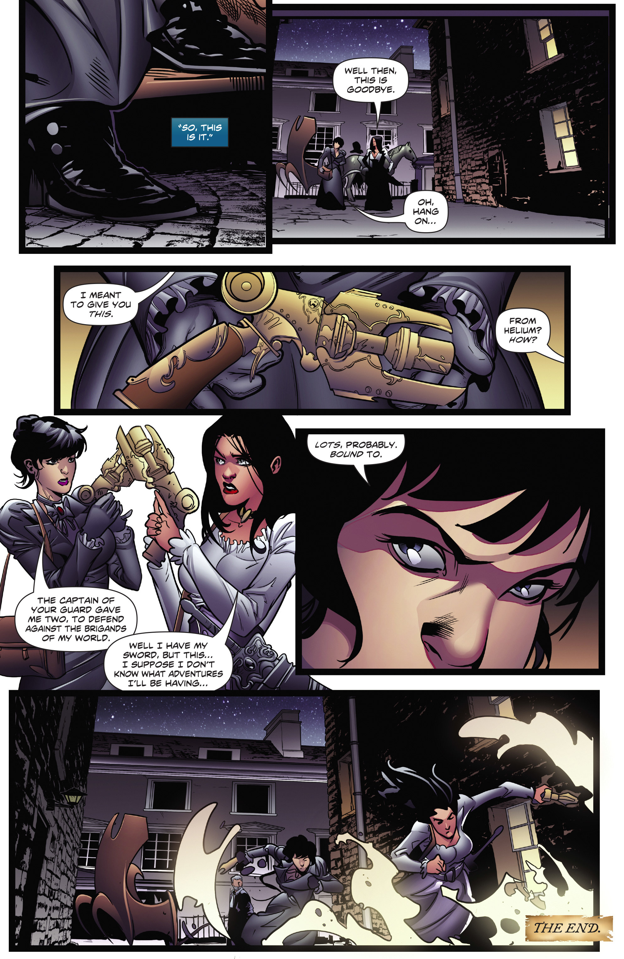 Read online Swords of Sorrow: Dejah Thoris & Irene Adler comic -  Issue #3 - 24