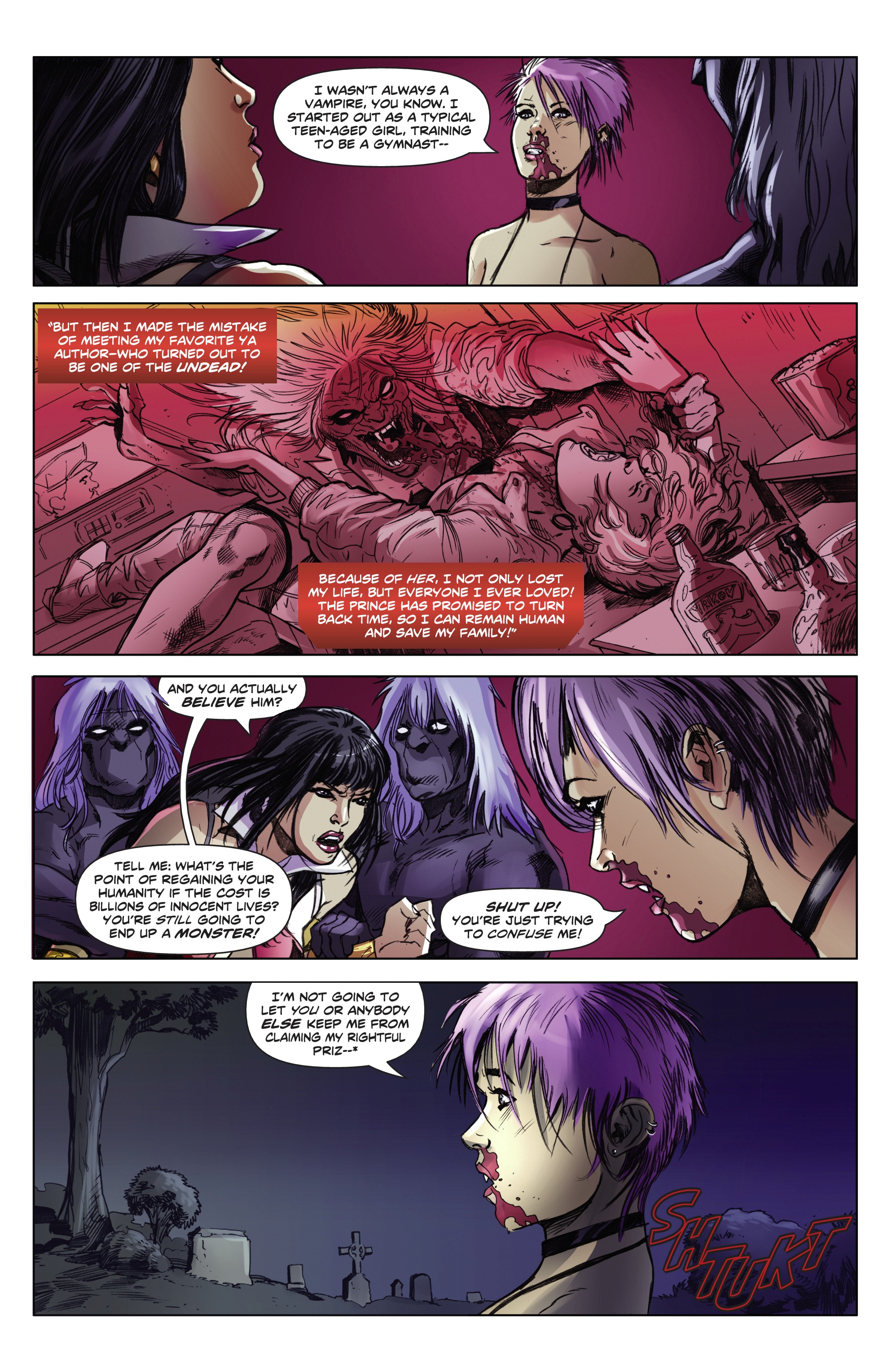 Read online Swords of Sorrow: Vampirella & Jennifer Blood comic -  Issue #4 - 17