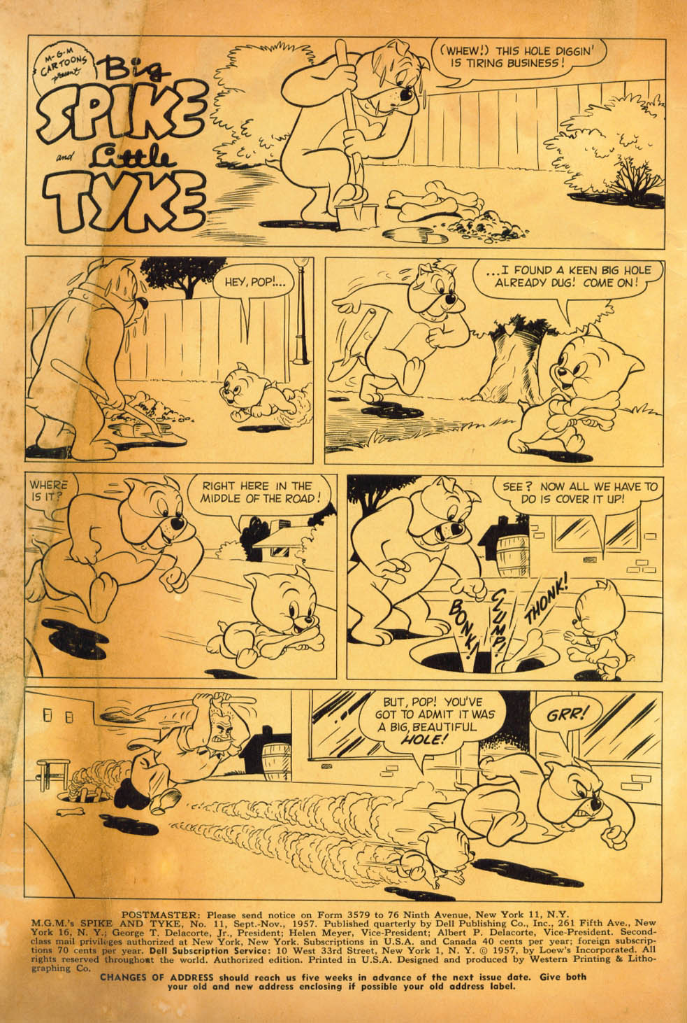 Read online M.G.M's Spike and Tyke comic -  Issue #11 - 2