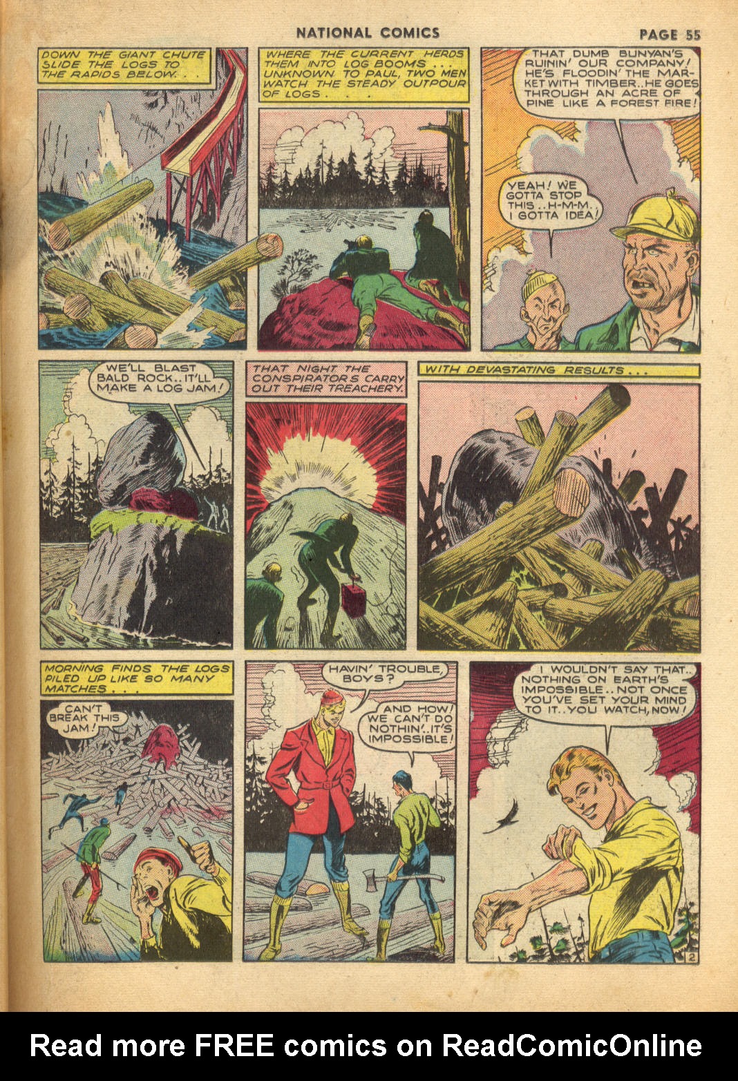 Read online National Comics comic -  Issue #10 - 57