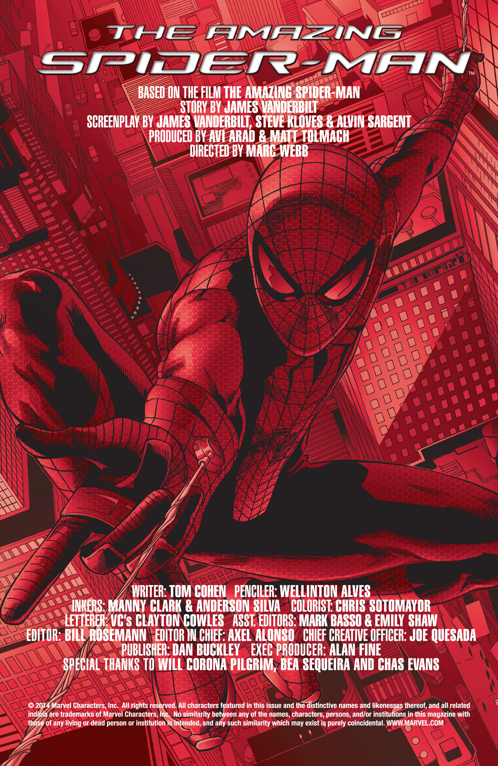 Read online The Amazing Spider-Man: The Movie Adaptation comic -  Issue #1 - 2
