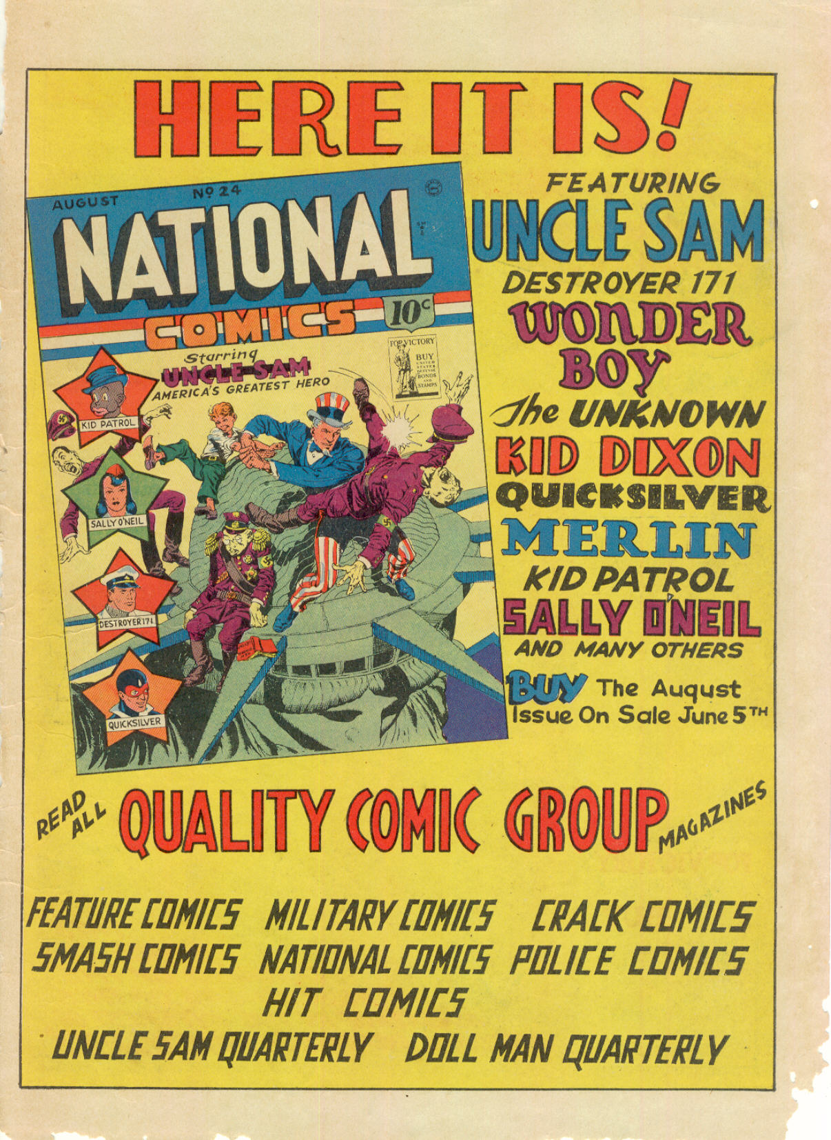 Read online Military Comics comic -  Issue #11 - 67