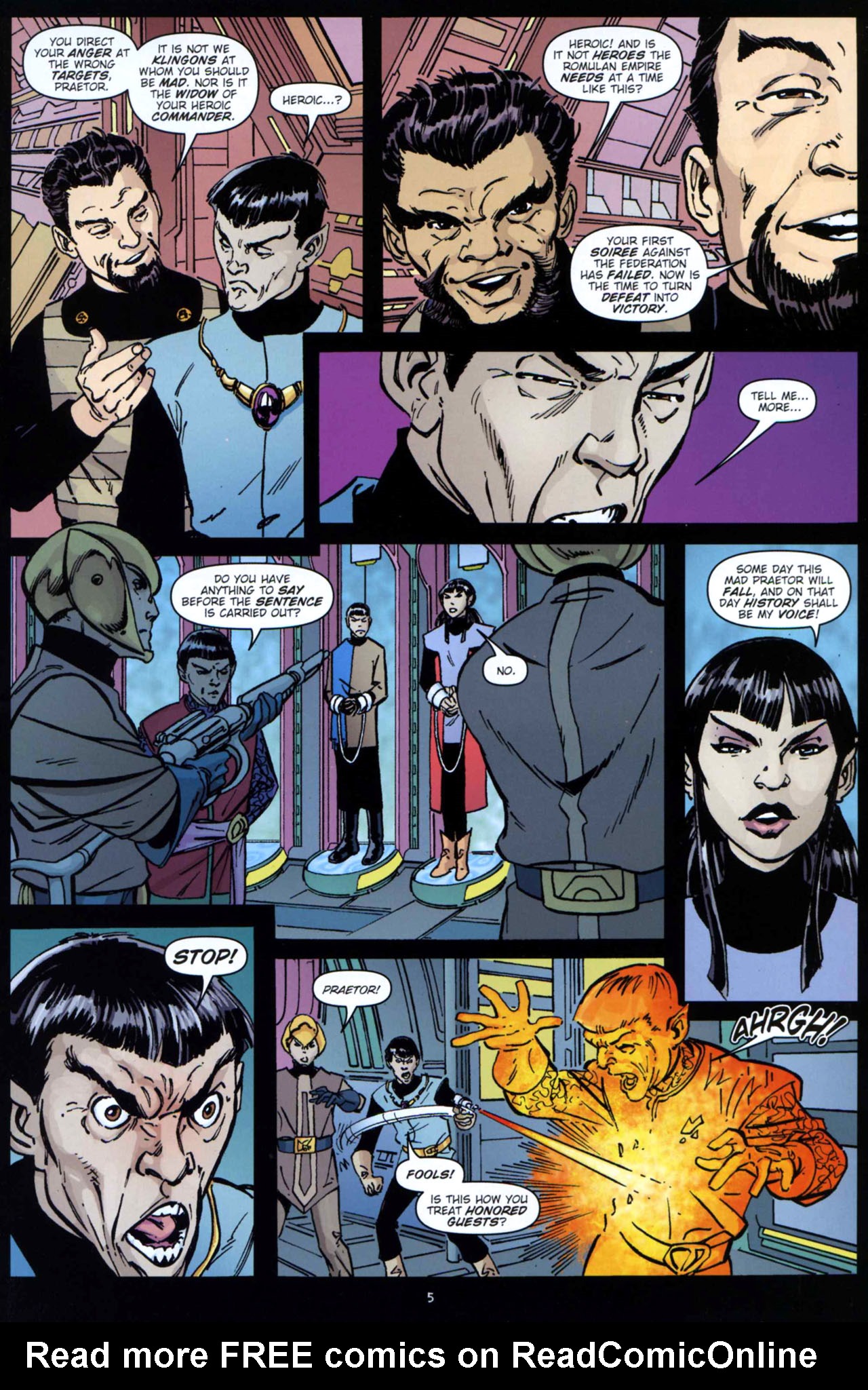 Read online Star Trek: Romulans - The Hollow Crown comic -  Issue #1 - 6