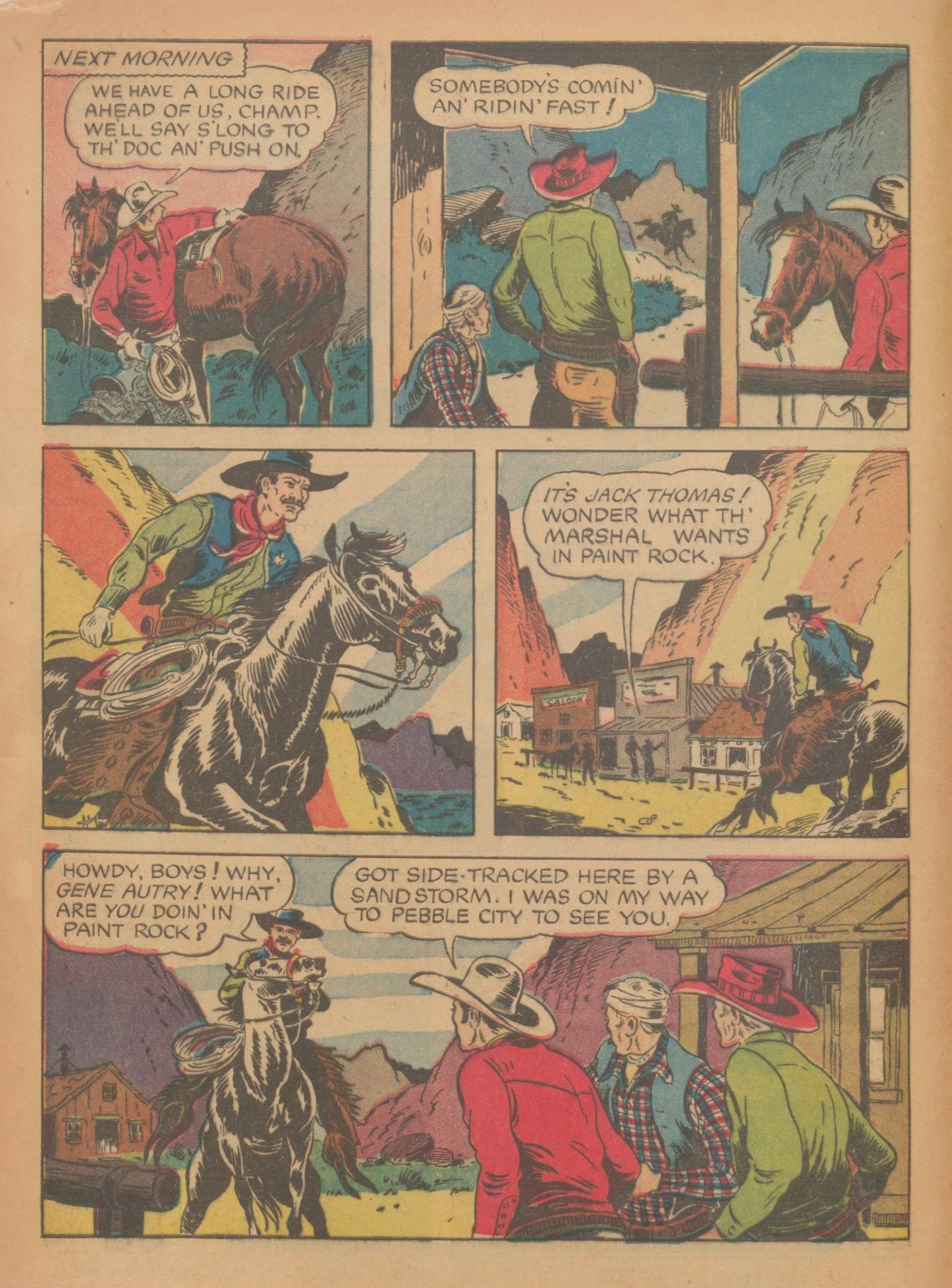 Read online Gene Autry Comics comic -  Issue #5 - 12