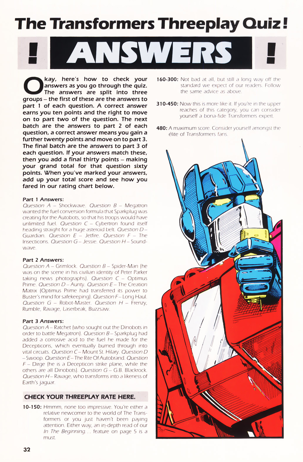 Read online The Transformers Annual comic -  Issue #1986 - 30