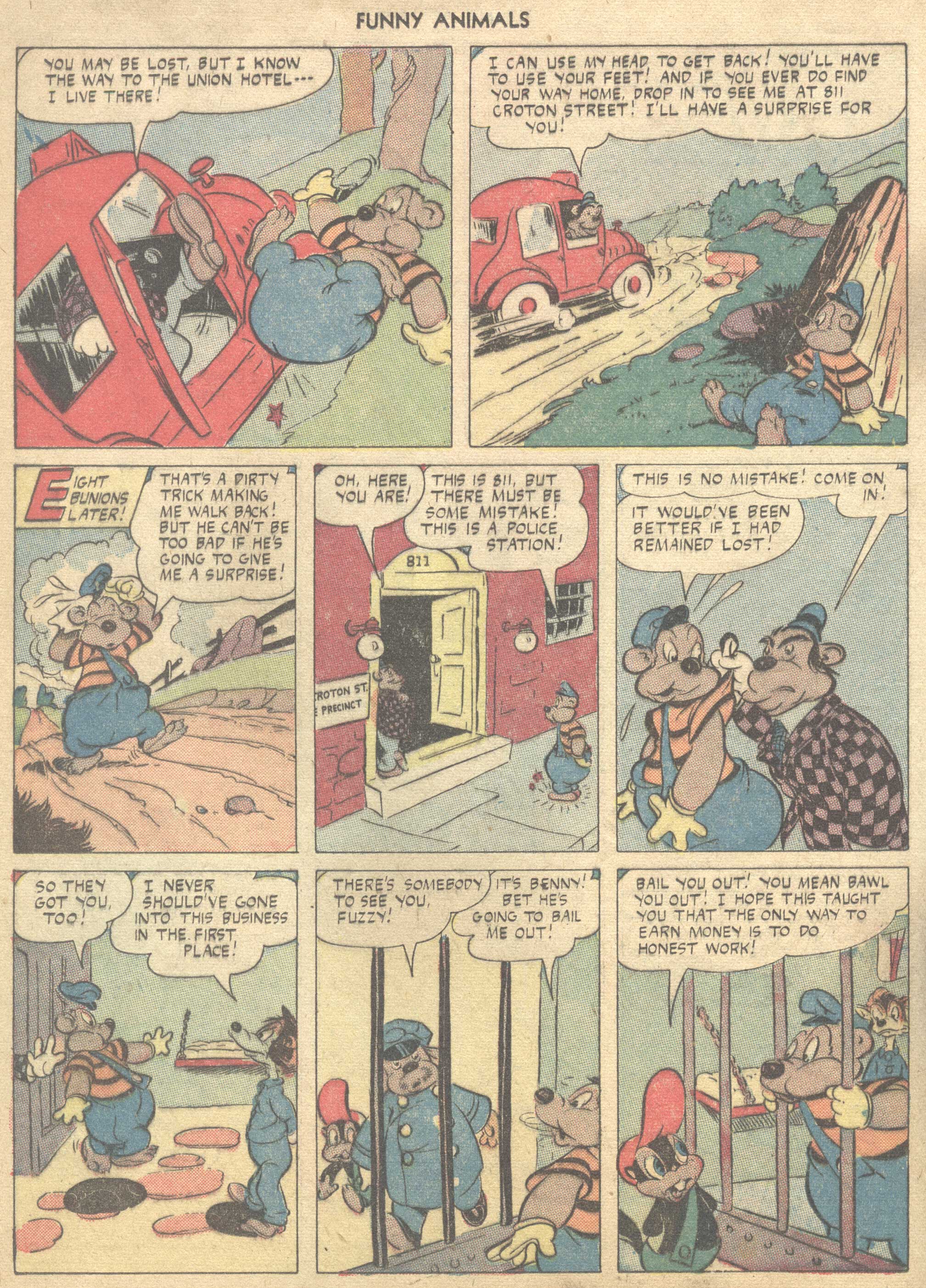 Read online Fawcett's Funny Animals comic -  Issue #37 - 34