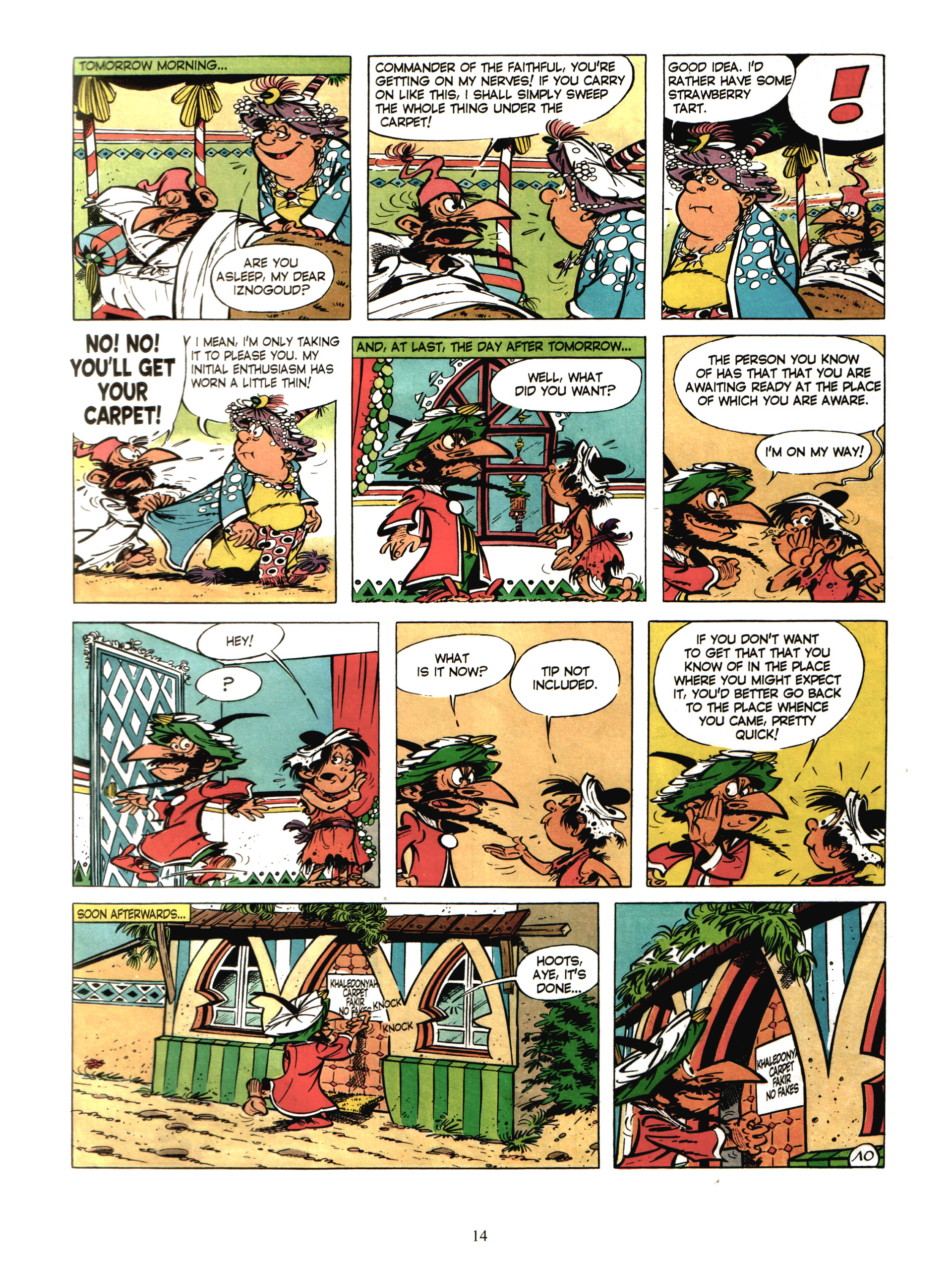 Read online Iznogoud comic -  Issue #6 - 12