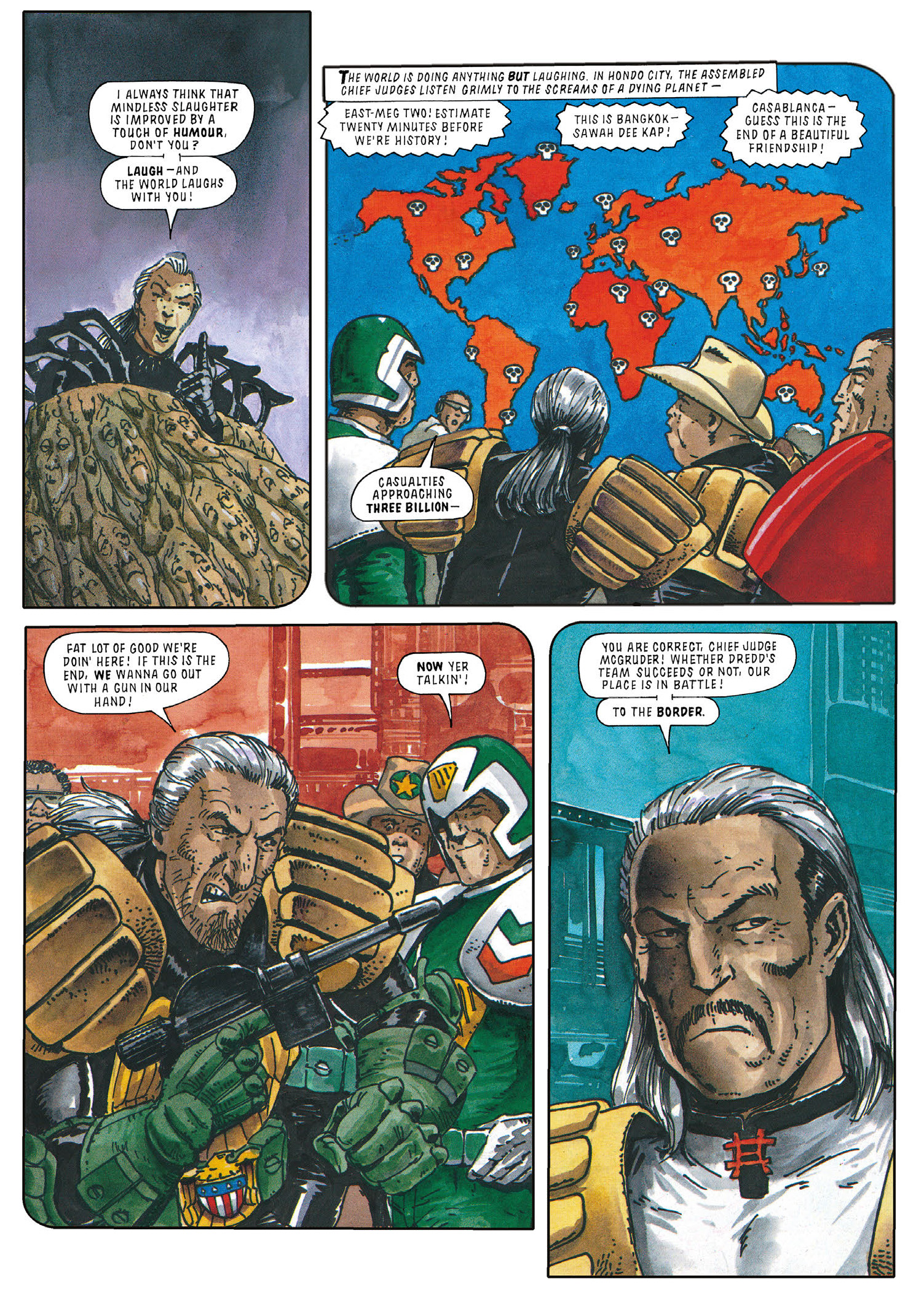 Read online Essential Judge Dredd: Judgement Day comic -  Issue # TPB - 121