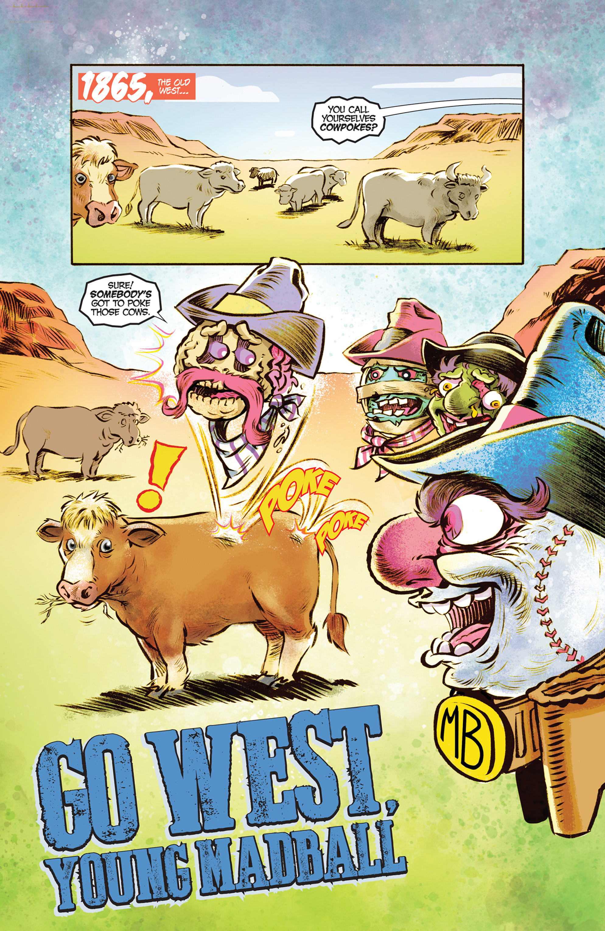 Read online Madballs vs Garbage Pail Kids – Time Again, Slime Again comic -  Issue #3 - 5