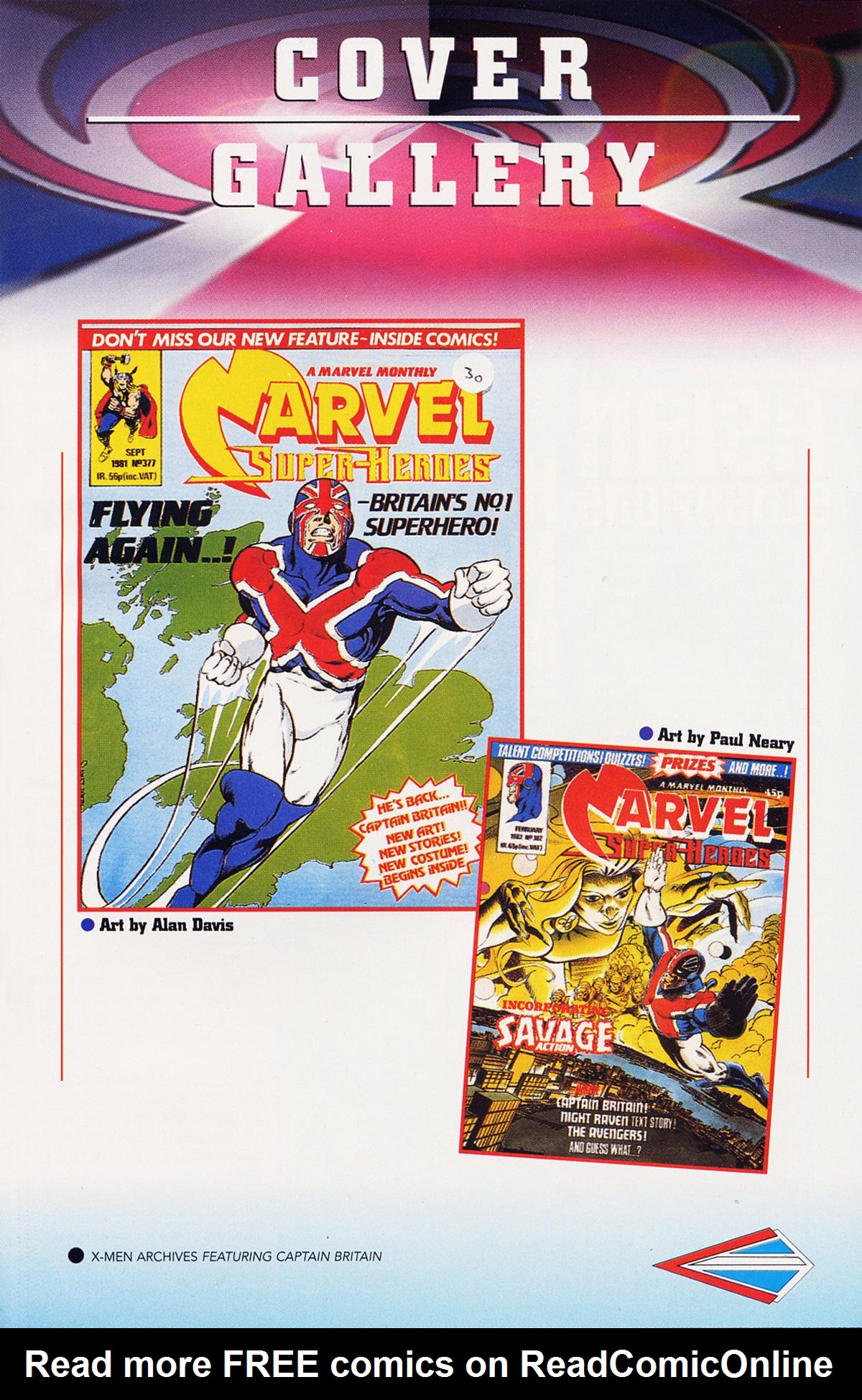 Read online X-Men Archives Featuring Captain Britain comic -  Issue #1 - 39