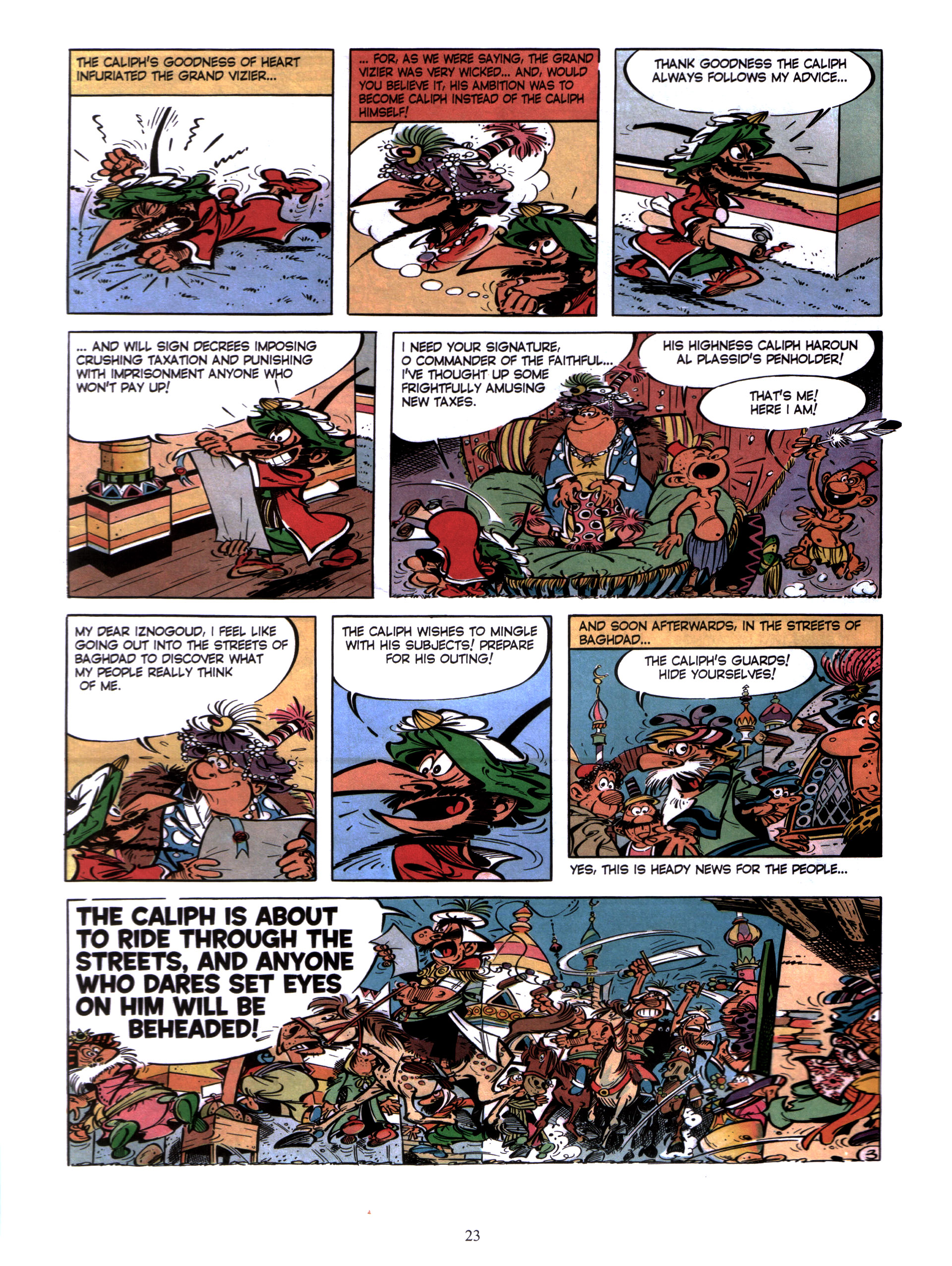 Read online Iznogoud comic -  Issue #6 - 21