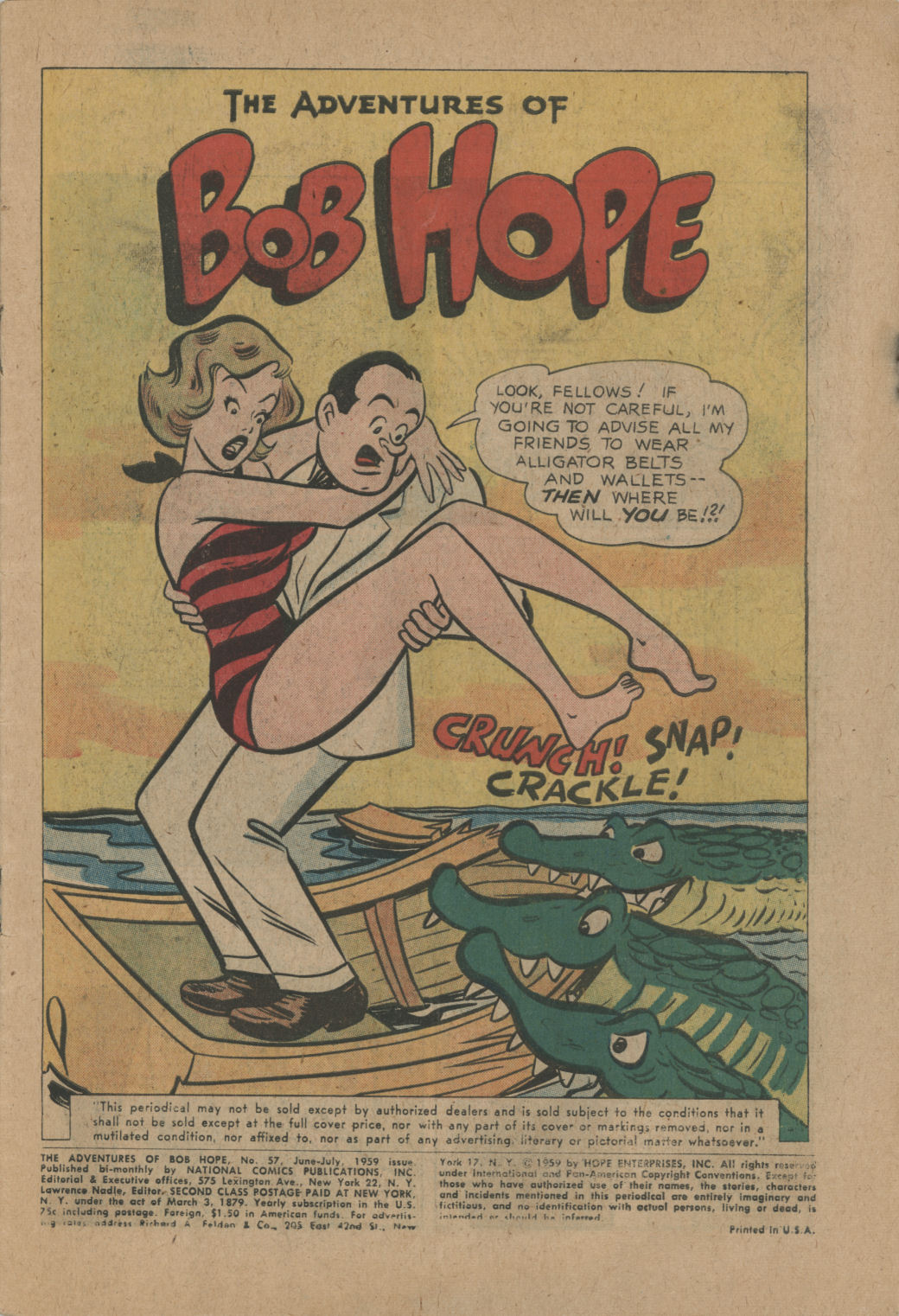 Read online The Adventures of Bob Hope comic -  Issue #57 - 3