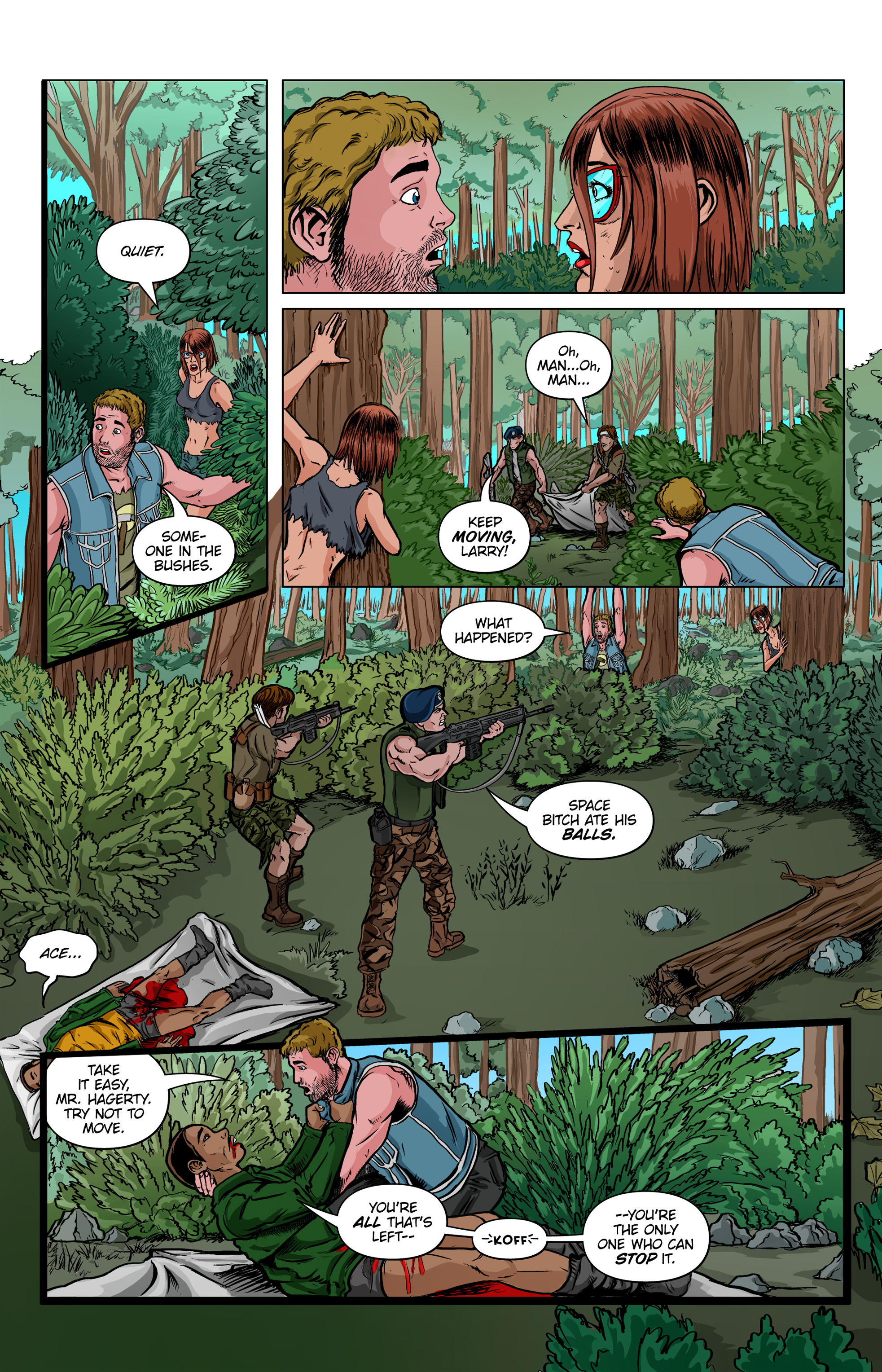 Read online Lesbian Zombies from Outer Space comic -  Issue #5 - 14